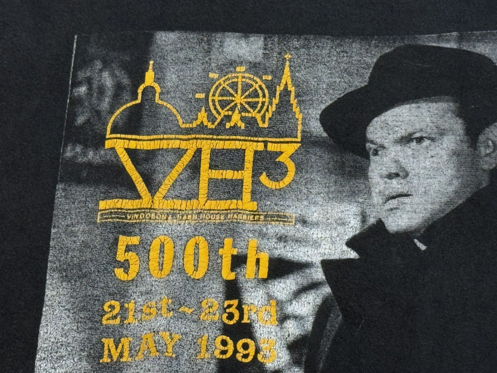 Vintage Vintage 90s Orson Welles The Third Man T Shirt Film Noir Size US XL / EU 56 / 4 - 5 Thumbnail