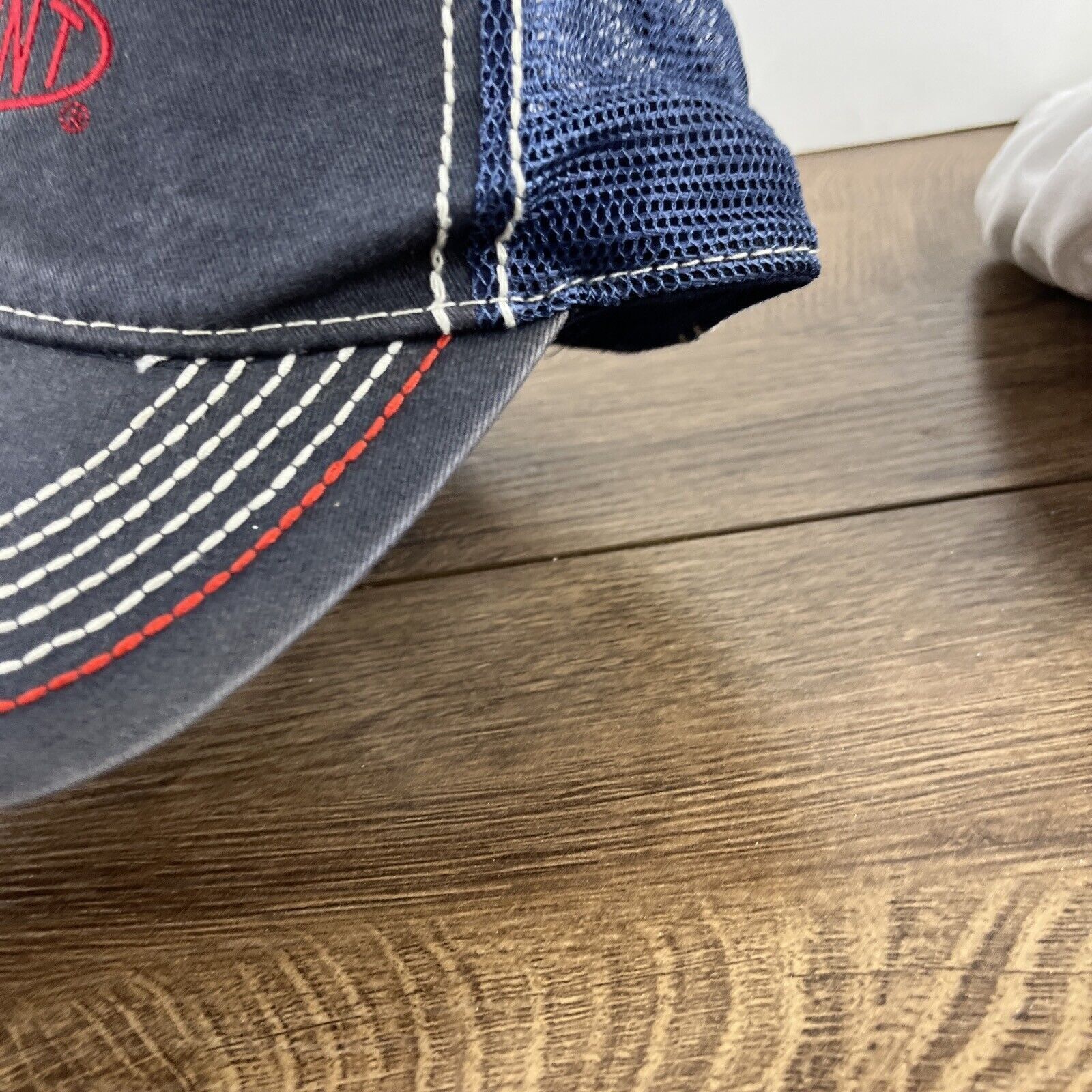 Other OU Point Hat Gray Hat Adjustable Gray Adult Size Hat Size ONE SIZE - 8 Thumbnail