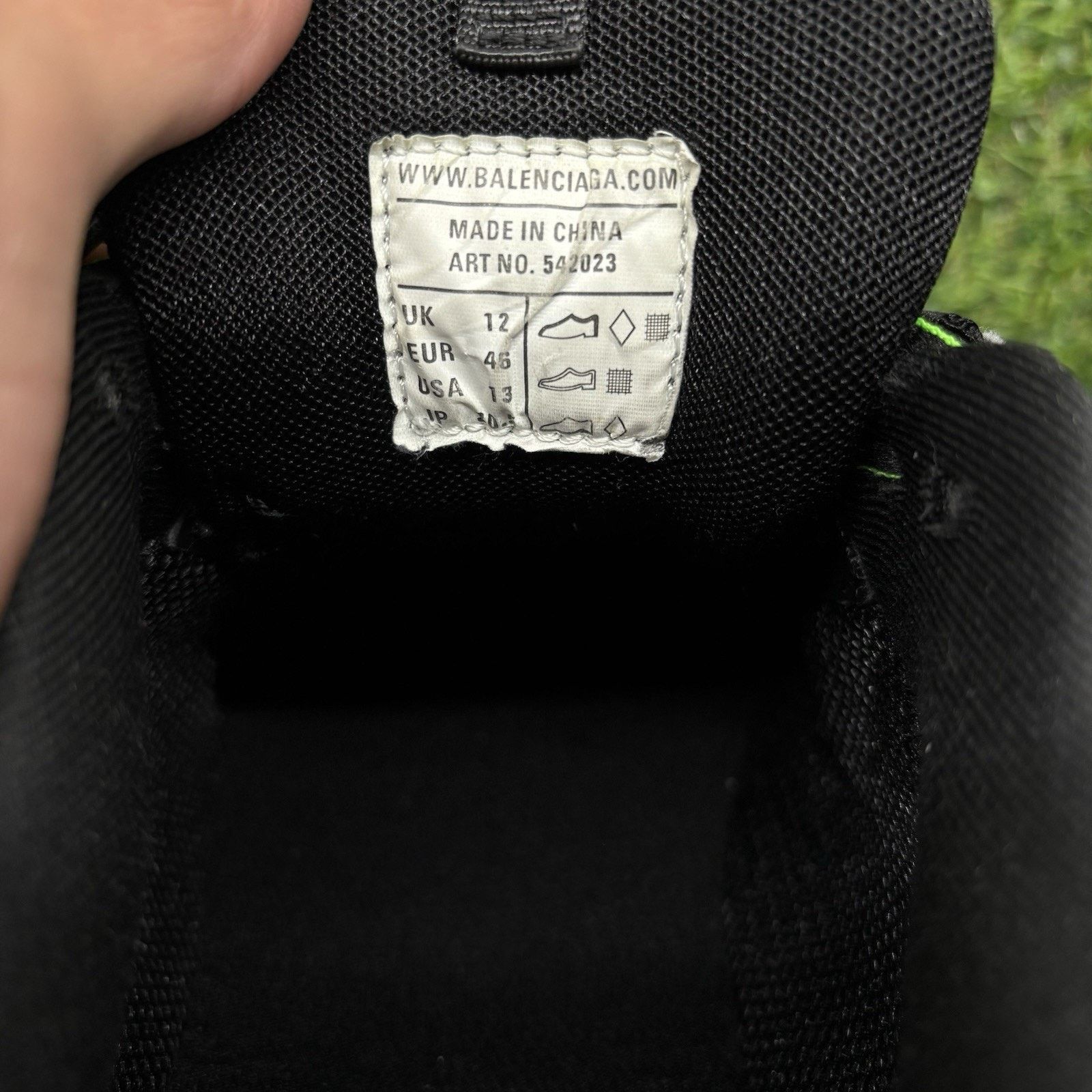 Balenciaga Balenciaga Track ' Black, Slime Green ' | GREAT CONDITION! Size US 13 / EU 46 - 18 Thumbnail