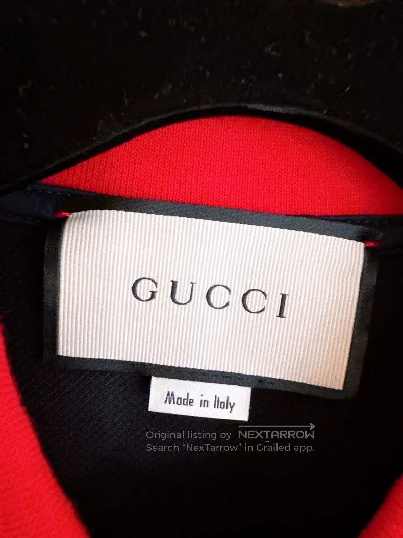 Gucci Gucci Bee embroidery black polo shirt Size US M / EU 48-50 / 2 - 7 Thumbnail