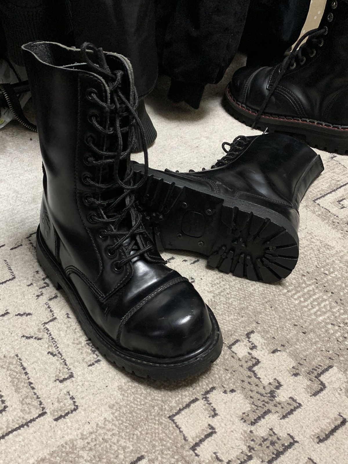 Knightsbridge Knights Bridge Combat steel toe Boots Size US 8 / EU 41 - 7 Thumbnail