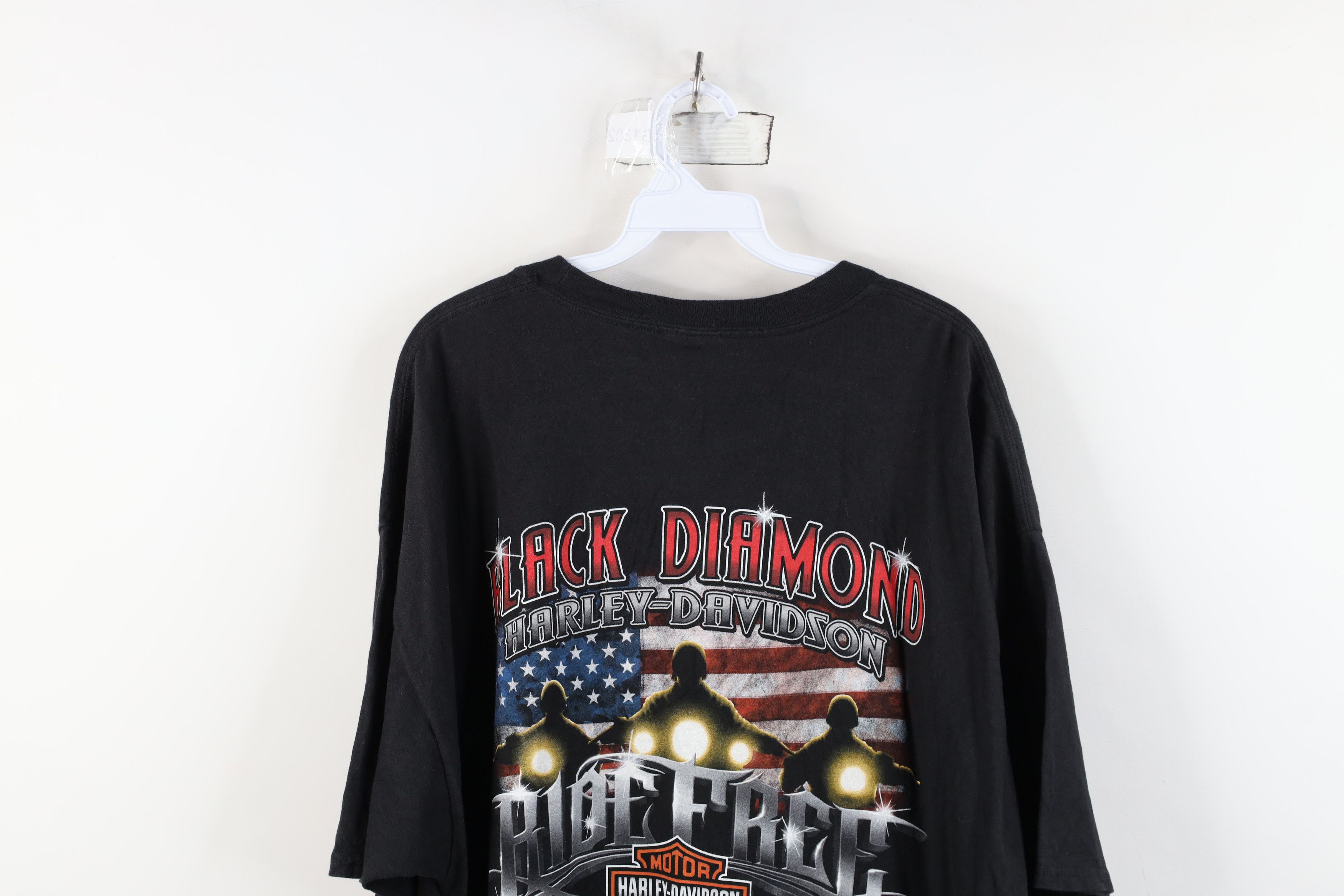 Harley Davidson Y2K Harley Davidson Spell Out Tribal Short Sleeve T-Shirt Size US XXL / EU 58 / 5 - 14 Thumbnail