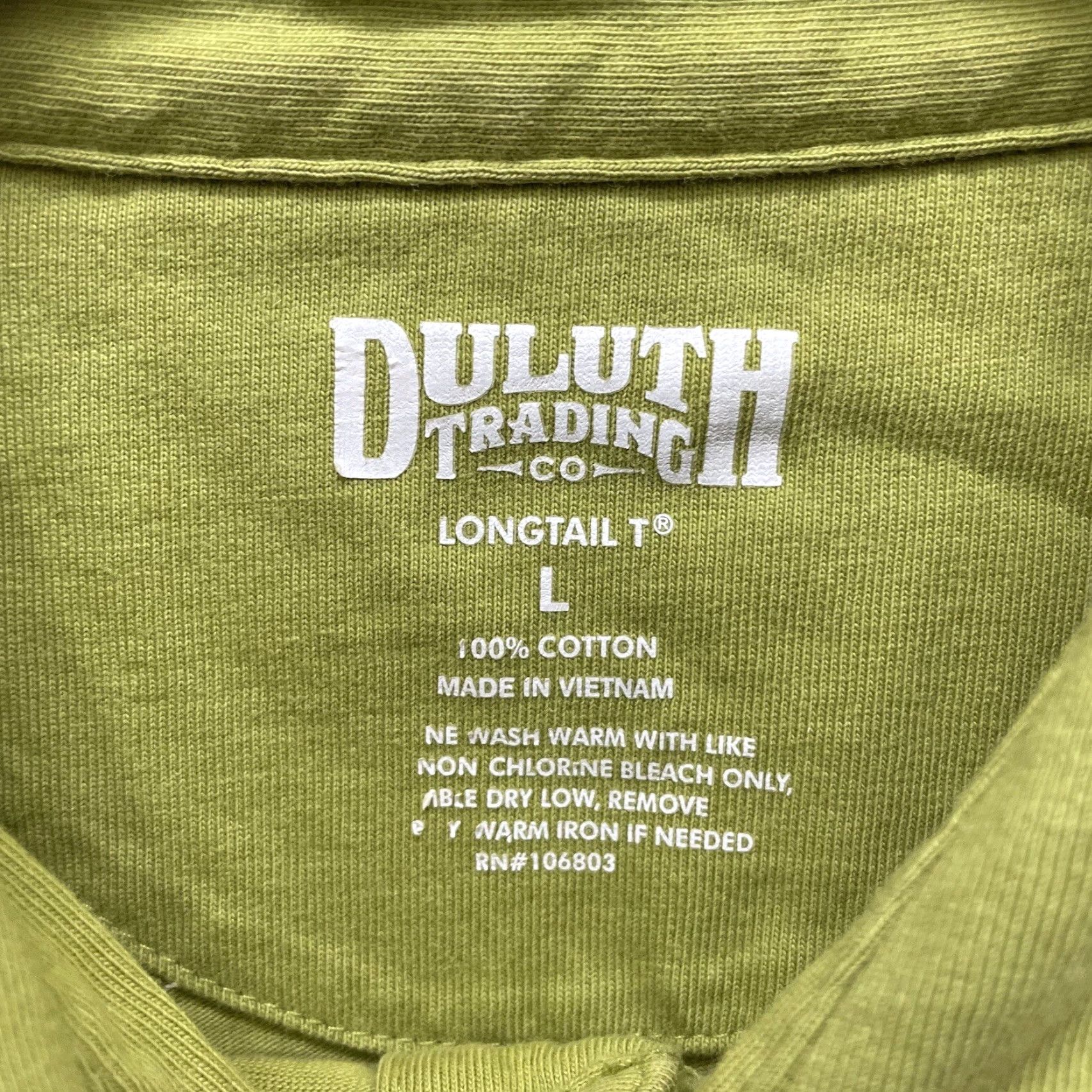 CO Duluth Trading Co Longtail T Polo Shirt Mens Size L 100% Cotton Green Pocket Shirt Size US L / EU 52-54 / 3 - 4 Thumbnail