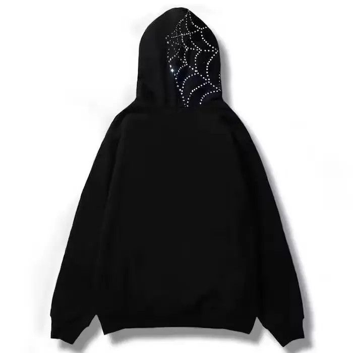 Japanese Brand × Vintage Rhinestone Teeth Full Zip y2k Hoodie Size US L / EU 52-54 / 3 - 2 Thumbnail