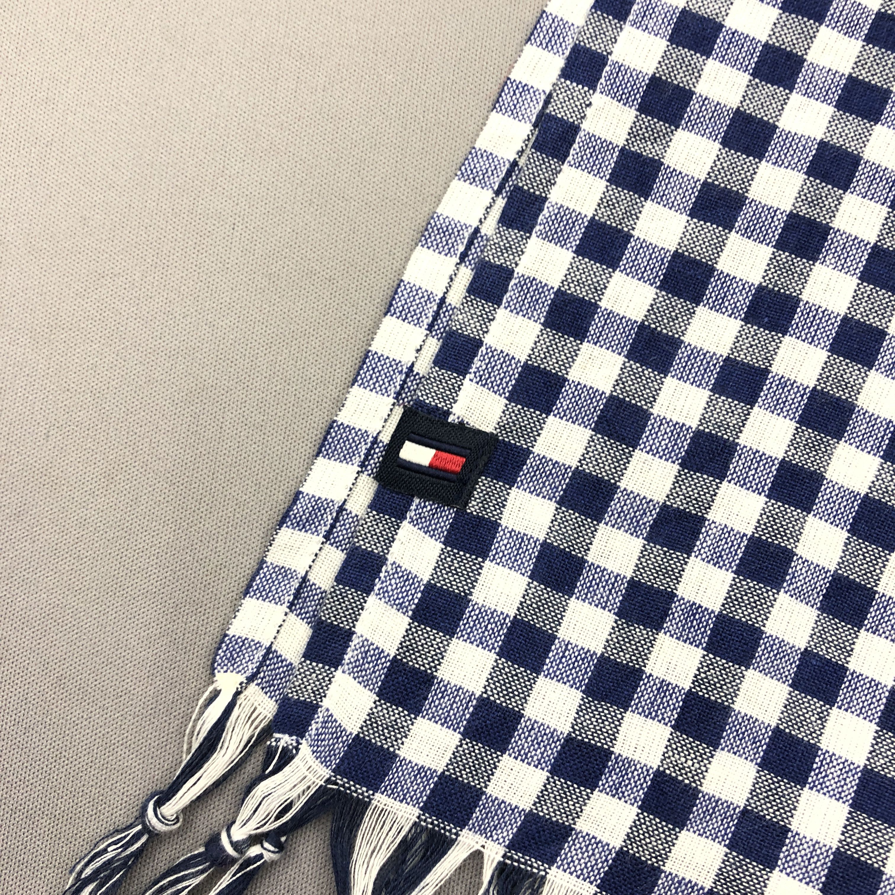 Tommy Hilfiger Vintage Tommy Hilfiger Scarf Muffler Wool Cashmere Scarves Size ONE SIZE - 4 Thumbnail