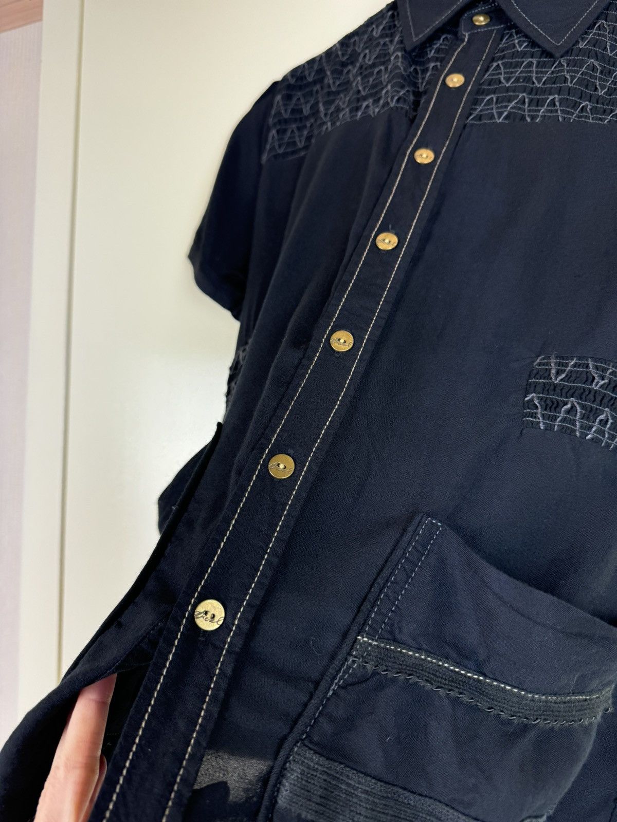 Diesel Diesel y2k opium grange button up shirt gothicgorp core xs Size XS / US 0-2 / IT 36-38 - 6 Thumbnail