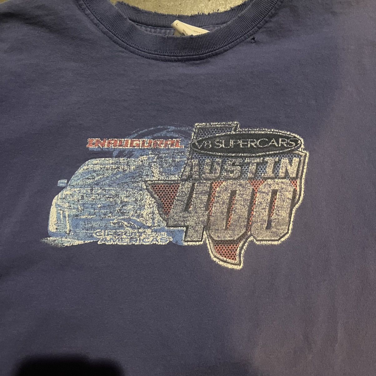 Hanes Vintage Men’s Racing Short Sleeve Tee Size US L / EU 52-54 / 3 - 2 Thumbnail