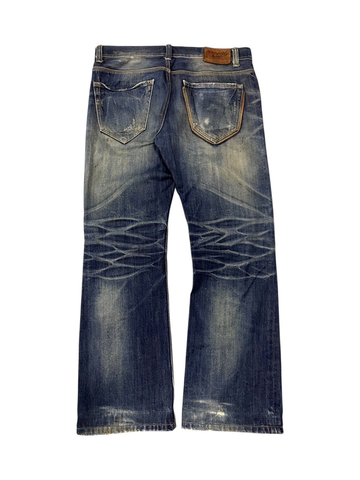 Seditionaries A.V.H Relaxed Fit Jeans Distressed Indigo Size US 36 / EU 52 - 12 Thumbnail