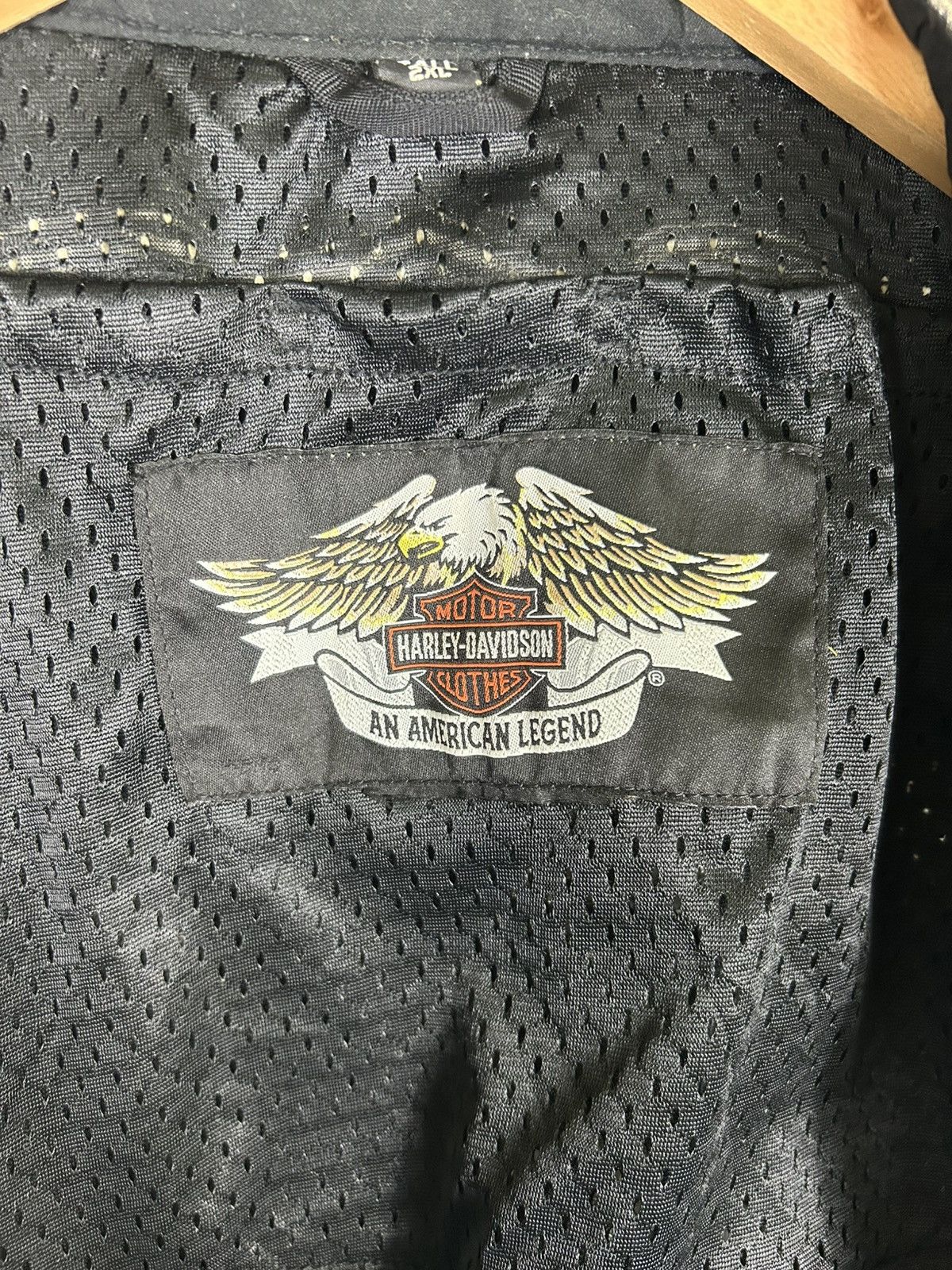 Harley Davidson ⚡️Vintage Harley Davidson Reflective Rider Zipper Jacket Size US XXL / EU 58 / 5 - 14 Thumbnail