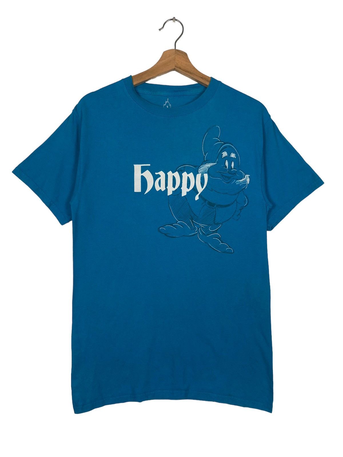 Disney 🔥90’s Vintage Disney Happy T-Shirt Big Logo Size US S / EU 44-46 / 1 - 1 Thumbnail