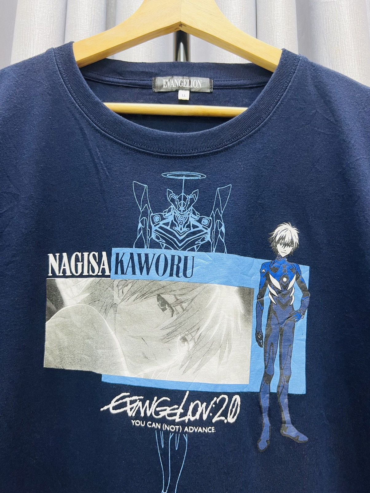Anime Vintage Anime Evangelion Neon Genesis Nagisa Kamoru Tshirt Size US L / EU 52-54 / 3 - 2 Thumbnail