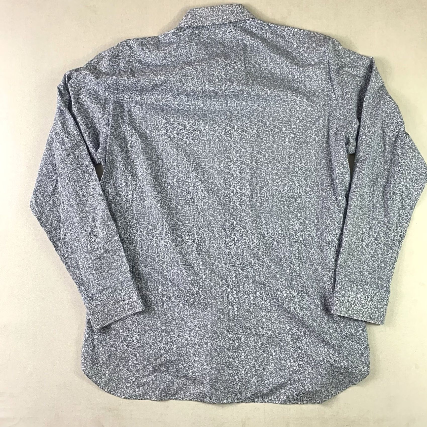 Bonobos Bonobos Stretch Button-Up Shirt Mens XXL blue white floral Long Sleeve Regular Slim Cotton Woven Floral Pattern Casual Men Size US XXL / EU 58 / 5 - 7 Thumbnail