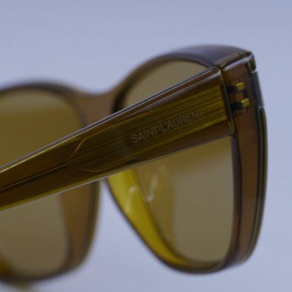 Saint Laurent Paris Saint Laurent SL 758 004 Sunglasses Ochra Cat Eye Frame Size ONE SIZE - 10 Thumbnail