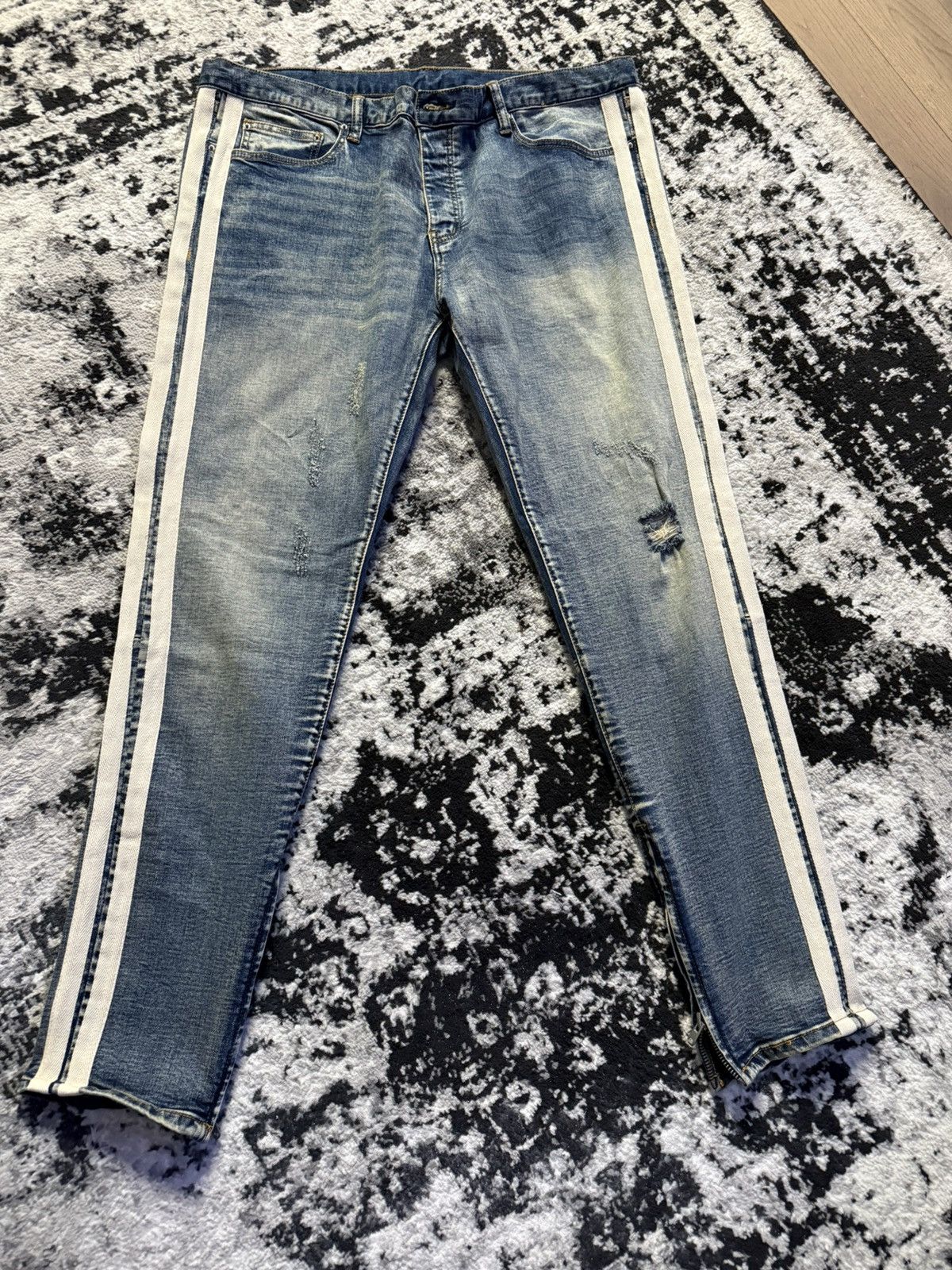MNML Denim stripe jeans Size US 40 / EU 56 - 5 Thumbnail