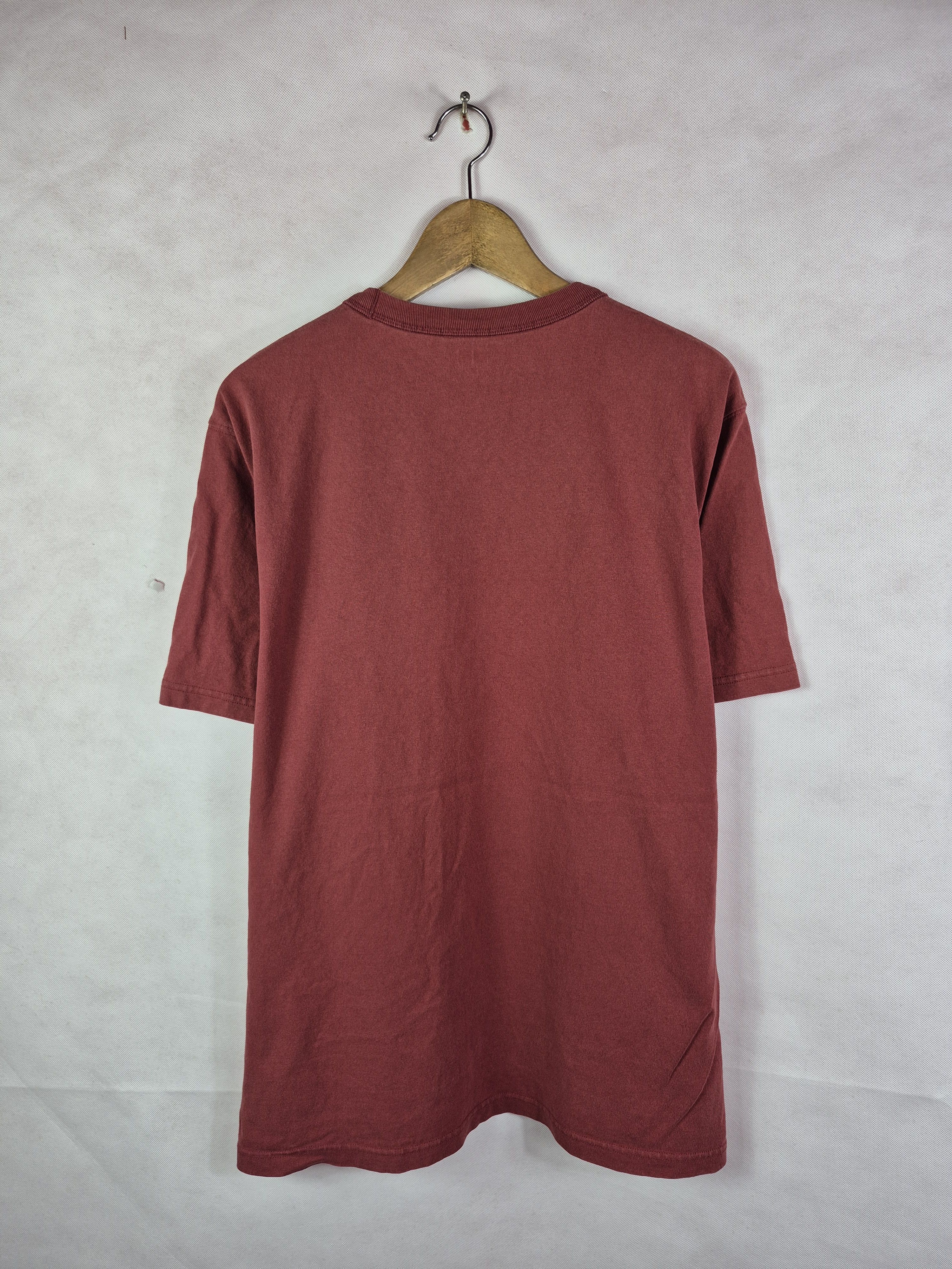 Uniqlo 🔥 Uniqlo U Lemaire Maroon Cotton Plain Tee Size US XL / EU 56 / 4 - 5 Thumbnail