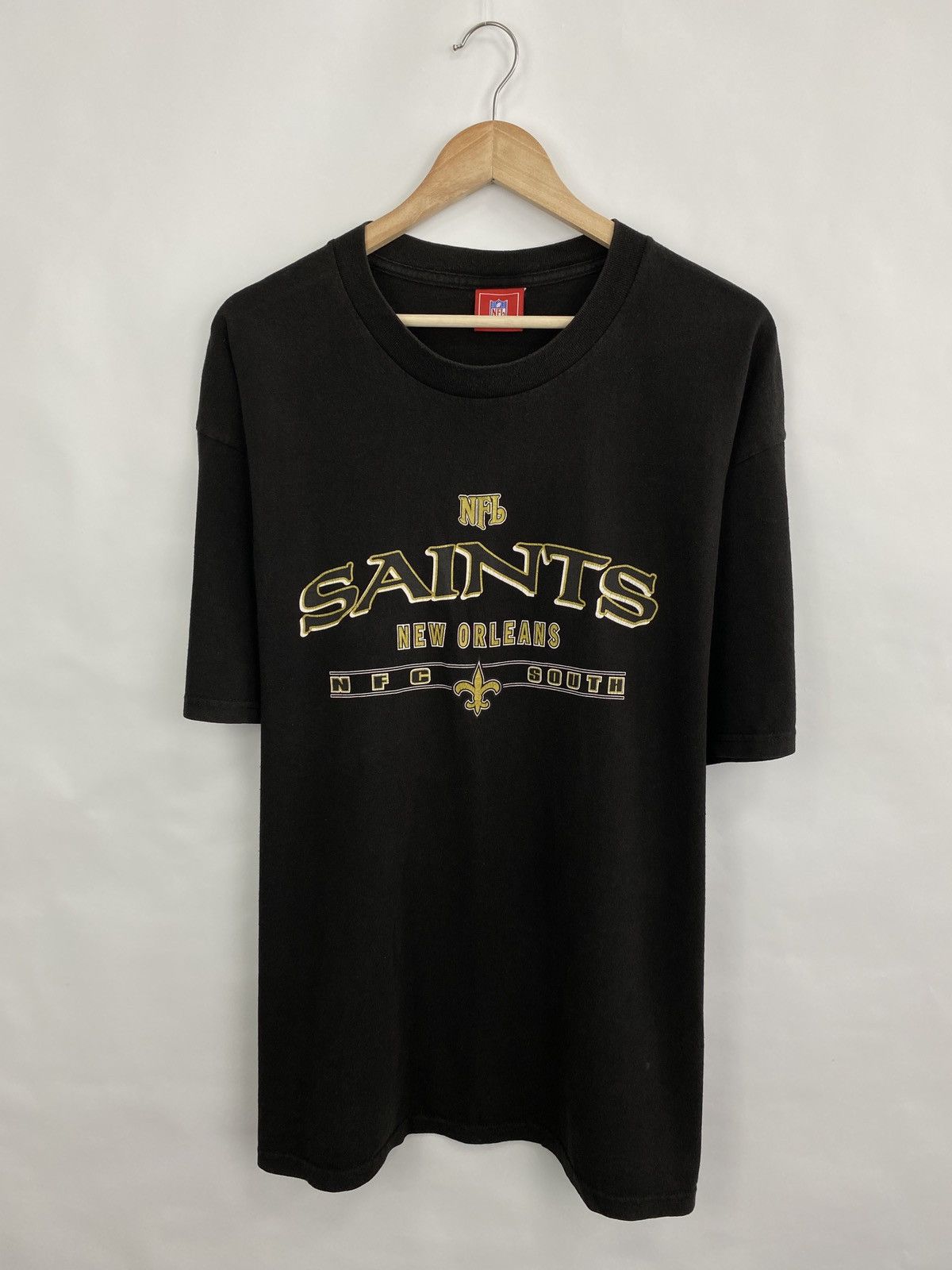 NFL Vintage 90s New Orleans Saints T Shirt Sportswear rare retro Size US XL / EU 56 / 4 - 3 Thumbnail
