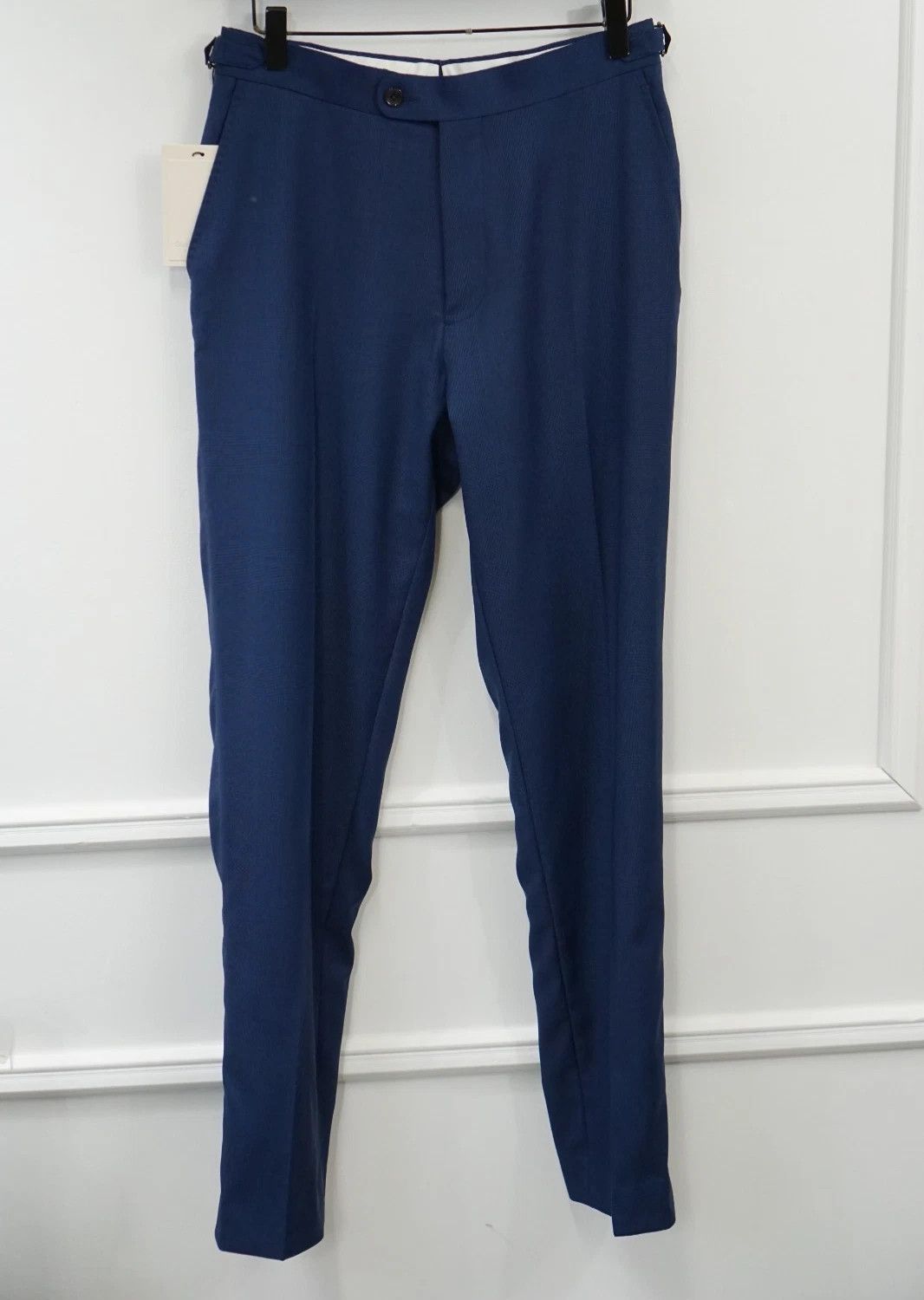Suitsupply Men Suitsupply Pants Navy Blue Wool Brescia Size UK/US36 Size 36R - 1 Thumbnail