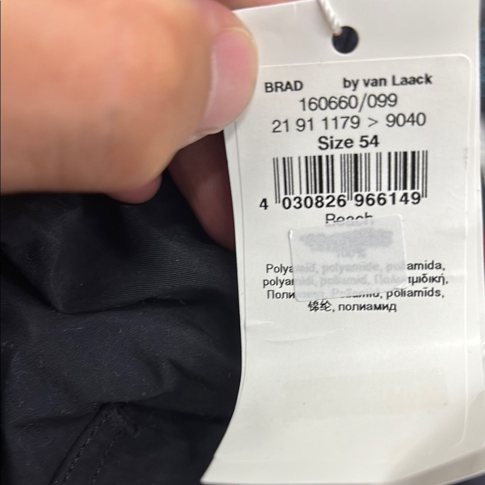 Other NWT van Laack Men's Black Swim Shorts Size XL Size US 38 / EU 54 - 4 Thumbnail