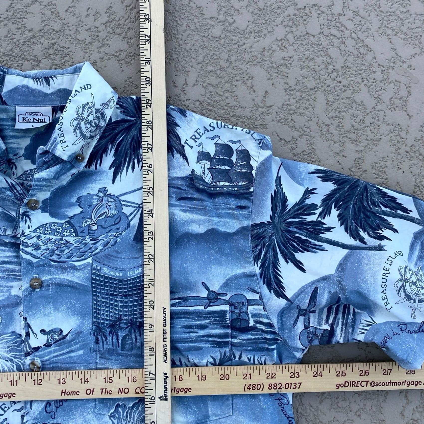 Vintage VINTAGE Ke Nui Hawaiian Shirt Mens Large Treasure Island Casino Size US L / EU 52-54 / 3 - 4 Thumbnail