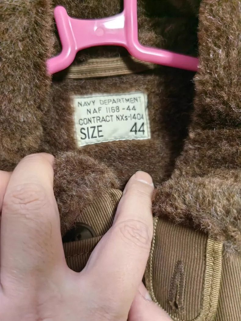 Freewheelers freewheelers Men's waxed extra heavy alpaca N1 deck jacket Size US S / EU 44-46 / 1 - 7 Thumbnail