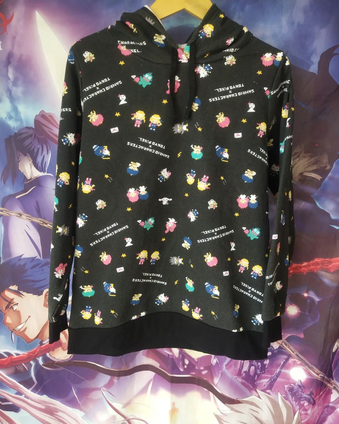 Beauty Beast Sanrio Characters x Tokyo Pixel All Over Print Hoodie Size US XL / EU 56 / 4 - 1 Thumbnail