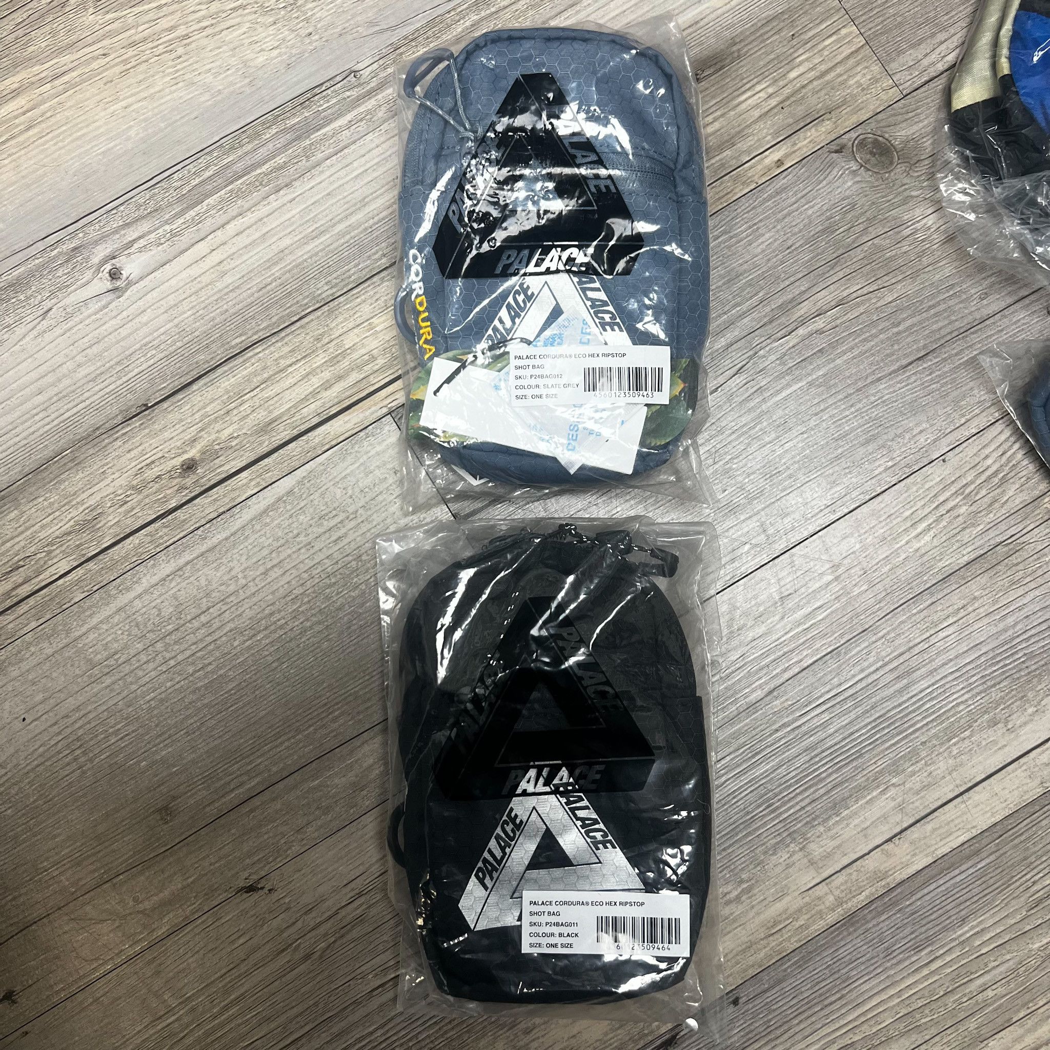 Palace Palace Cordura Eco Hex Ripstop Shot Bag Slate Grey Size ONE SIZE - 3 Thumbnail