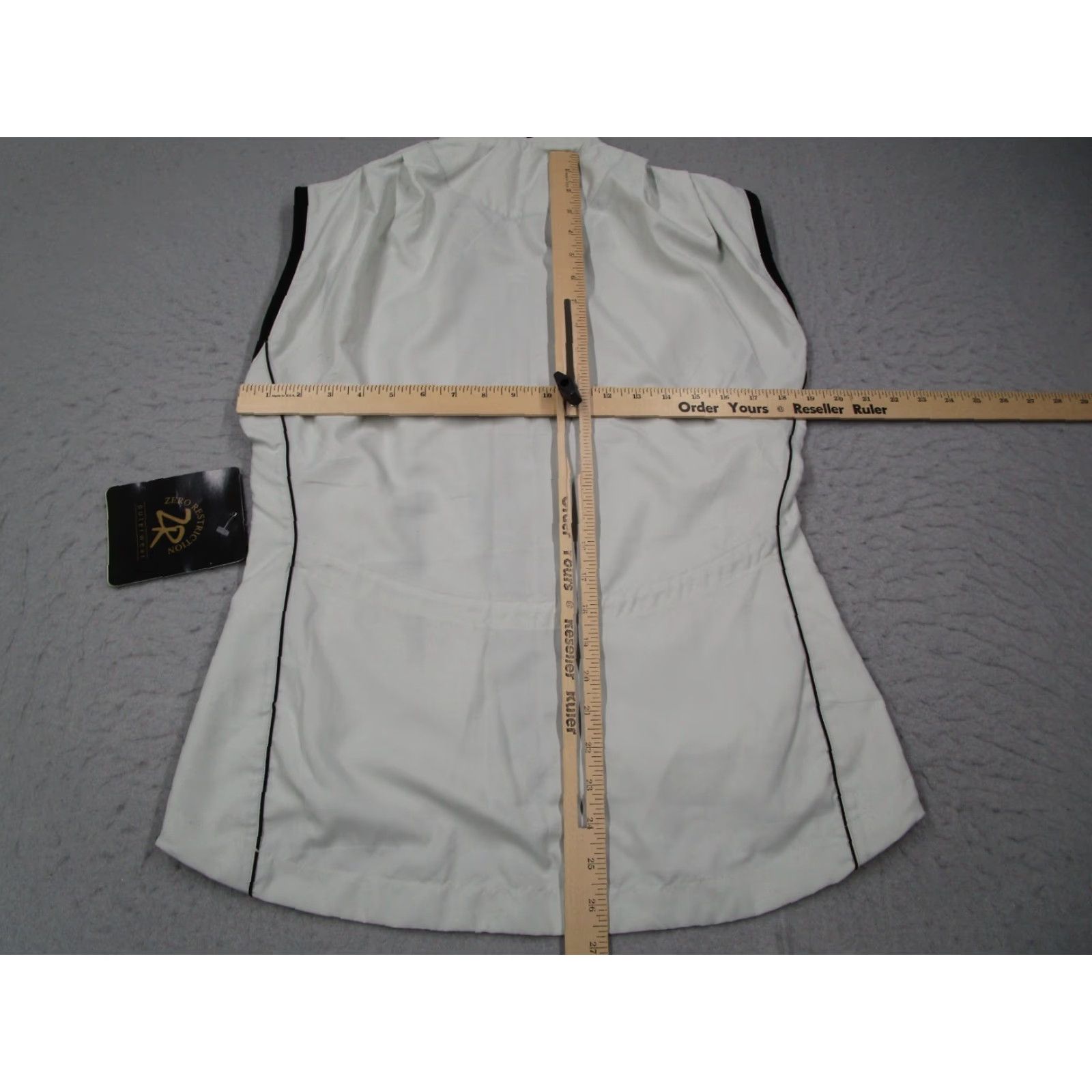 Vintage Zero Restriction Vest Women Small Gray M2 Lightweight Full Zip Golf Performance Size S / US 4 / IT 40 - 5 Thumbnail