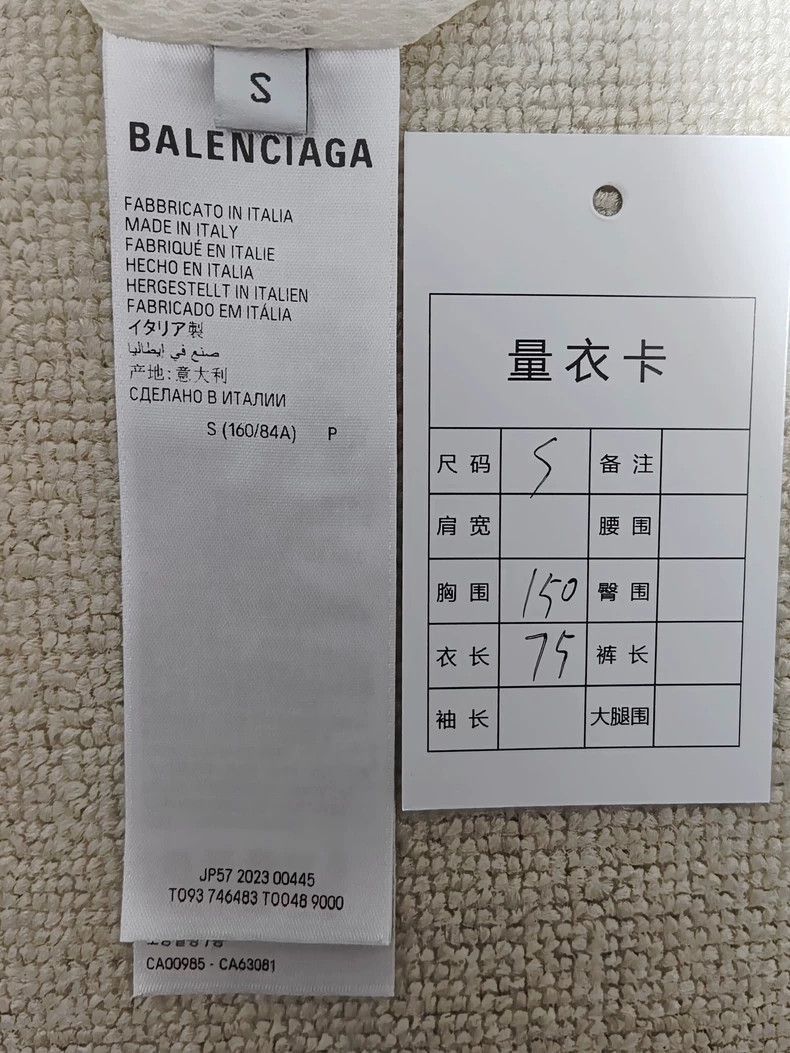 Balenciaga Balenciaga 23fw white and black color blocked 3B sports ser Size US S / EU 44-46 / 1 - 5 Thumbnail