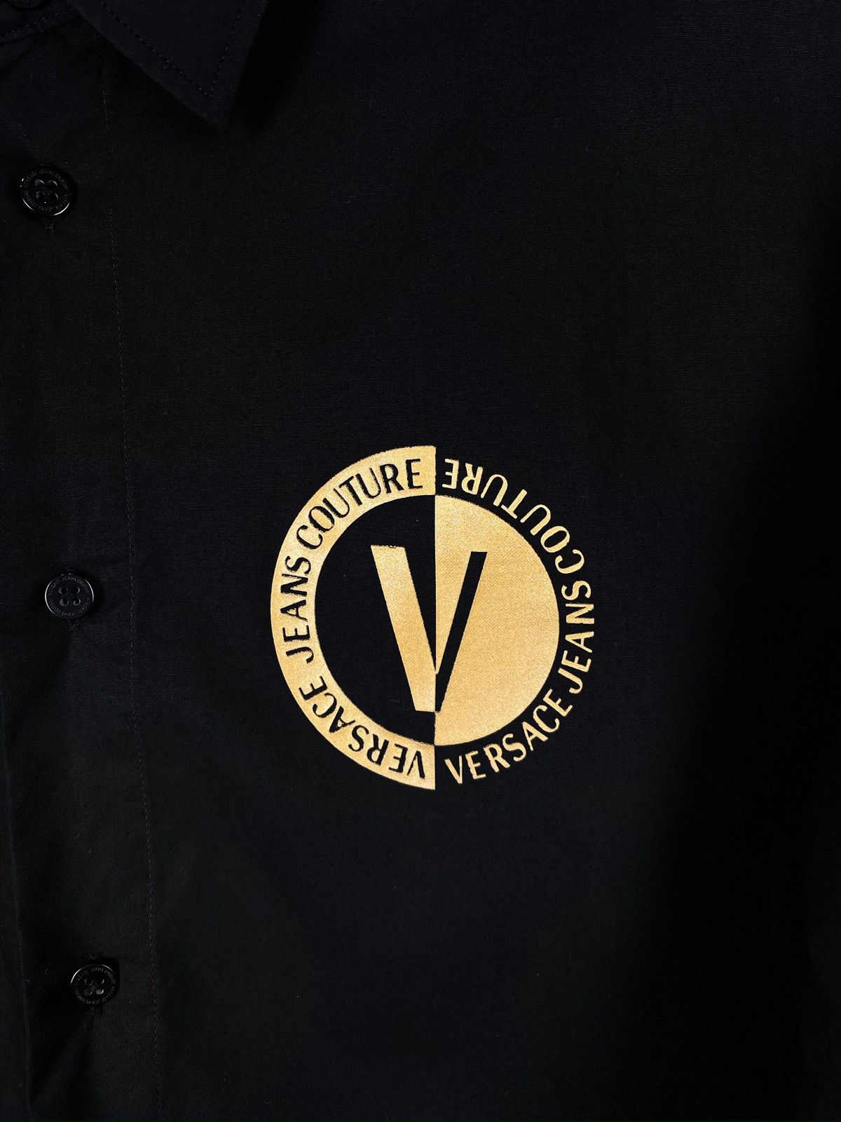 Versace Jeans Couture Men's Versace Jeans Couture V-Emblem LS Shirt Size 48 / S Size US S / EU 44-46 / 1 - 4 Thumbnail