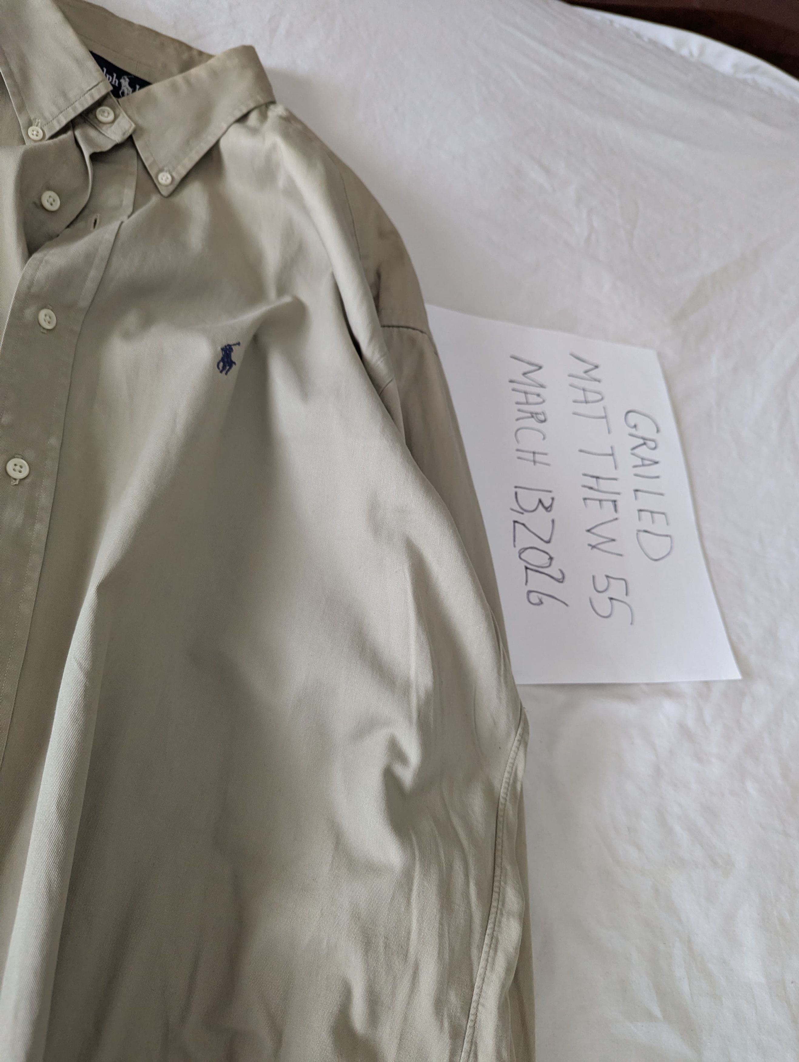 Vintage Khaki Shirt