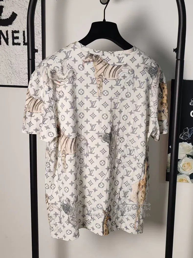 Louis Vuitton Louis Vuitton Zoo full print short sleeve Size US S / EU 44-46 / 1 - 2 Thumbnail