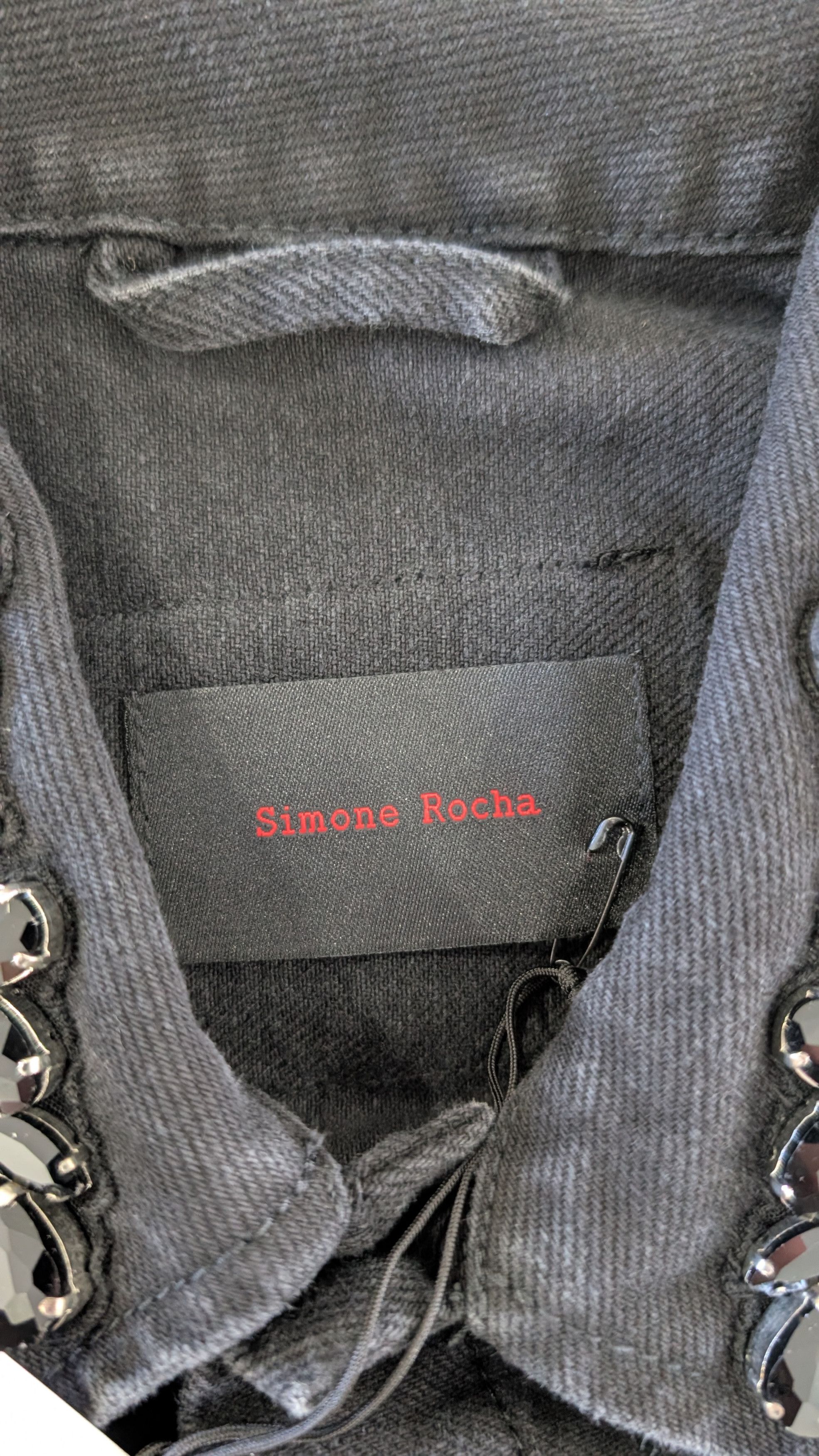 Simone Rocha SIMONE ROCHA Puff Sleeve Jacket Rhinestone Collar XL Size US XL / EU 56 / 4 - 7 Thumbnail