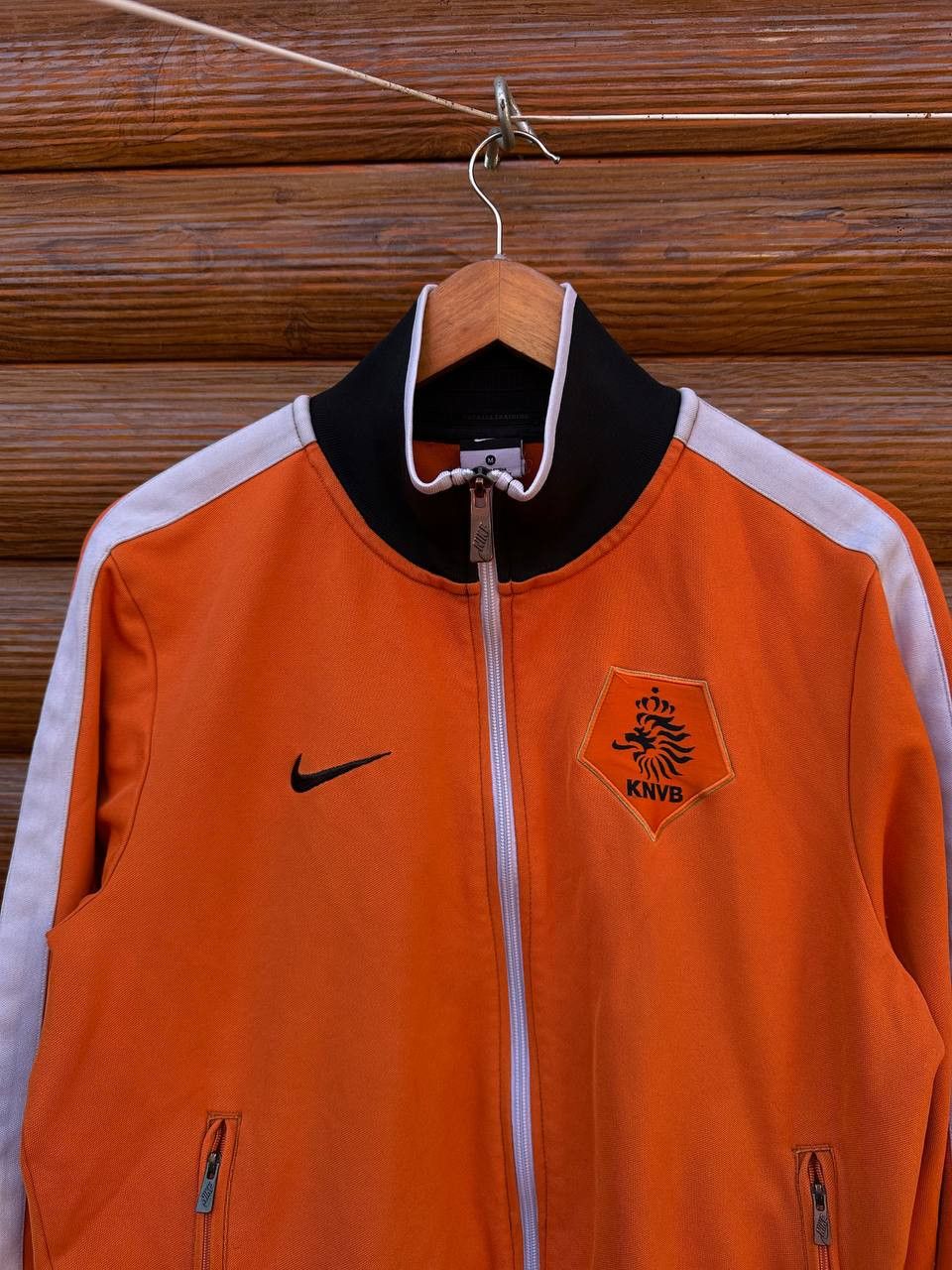 Vintage Nederland FOOTBALL SOCCER JACKET NIKE Size US M / EU 48-50 / 2 - 2 Thumbnail
