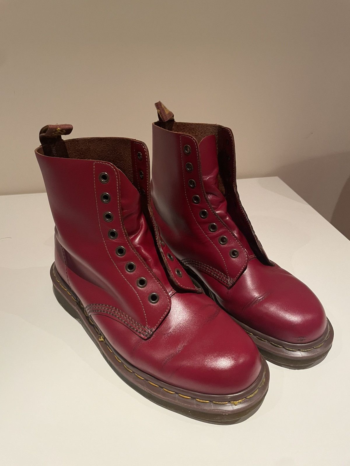 Dr. Martens Dr Martens Red 1460 Made in England Boots Size US 9 / EU 42 - 16 Thumbnail