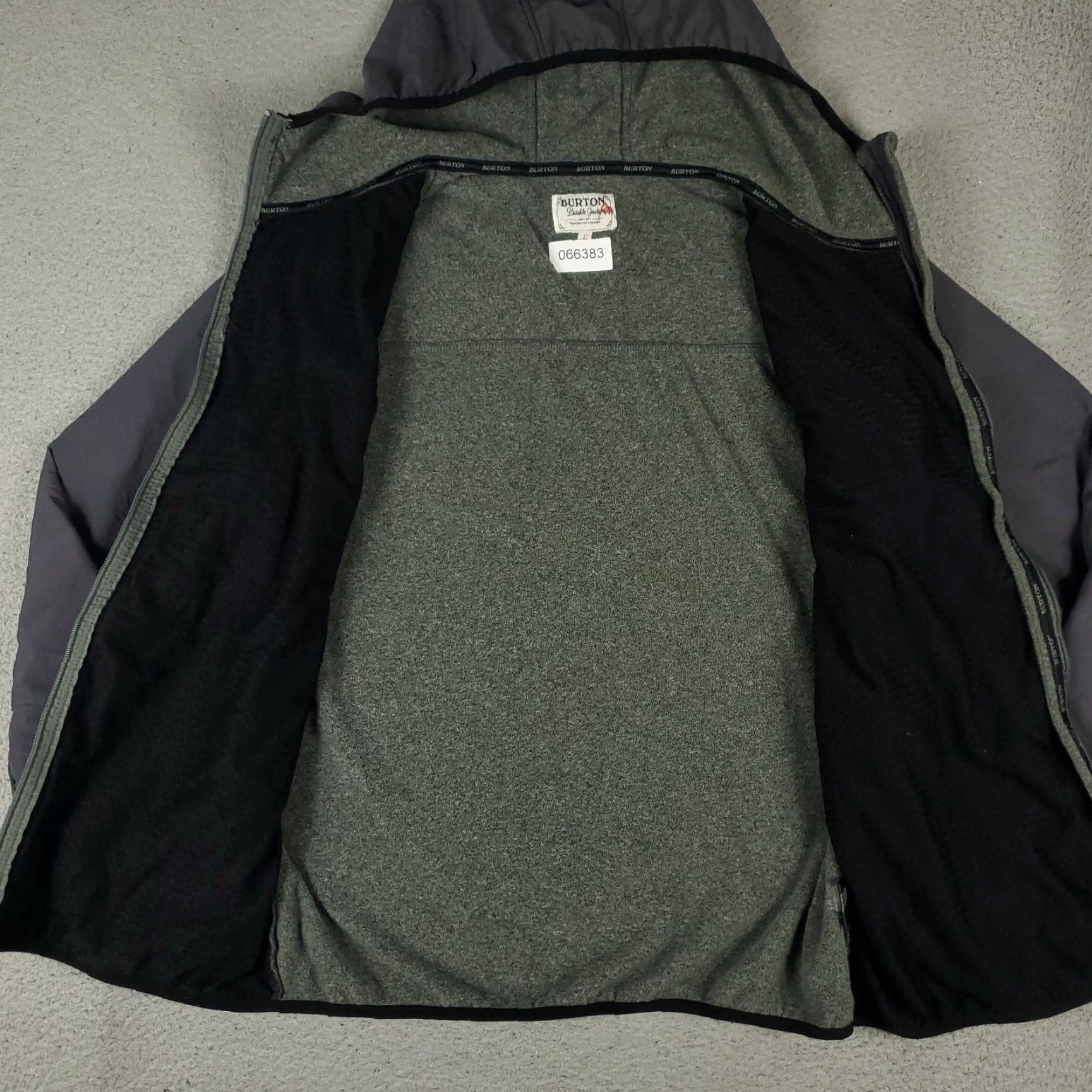Burton Burton Mens Jacket Full Zip Hooded Gray Non-Native? (Wait) Size US L / EU 52-54 / 3 - 6 Thumbnail