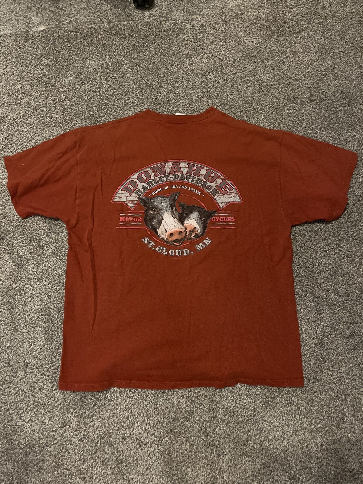 Vintage Vintage Harley Davidson St. Cloud MN Shirt Size US XL / EU 56 / 4 - 2 Thumbnail