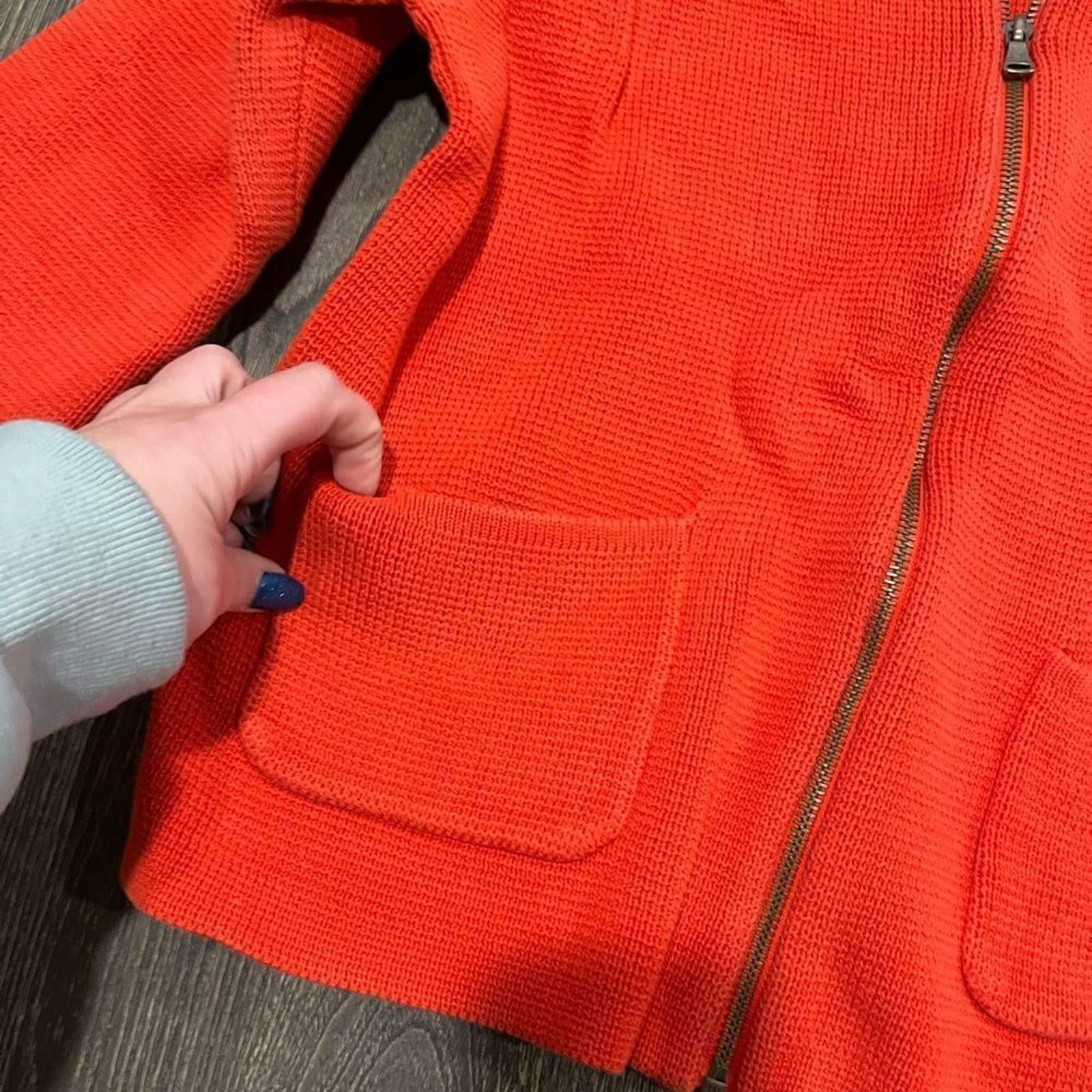 Loft Ann Taylor Loft Sweater Jacket Full Zip Up Knit Size L Size L / US 10 / IT 46 - 2 Thumbnail