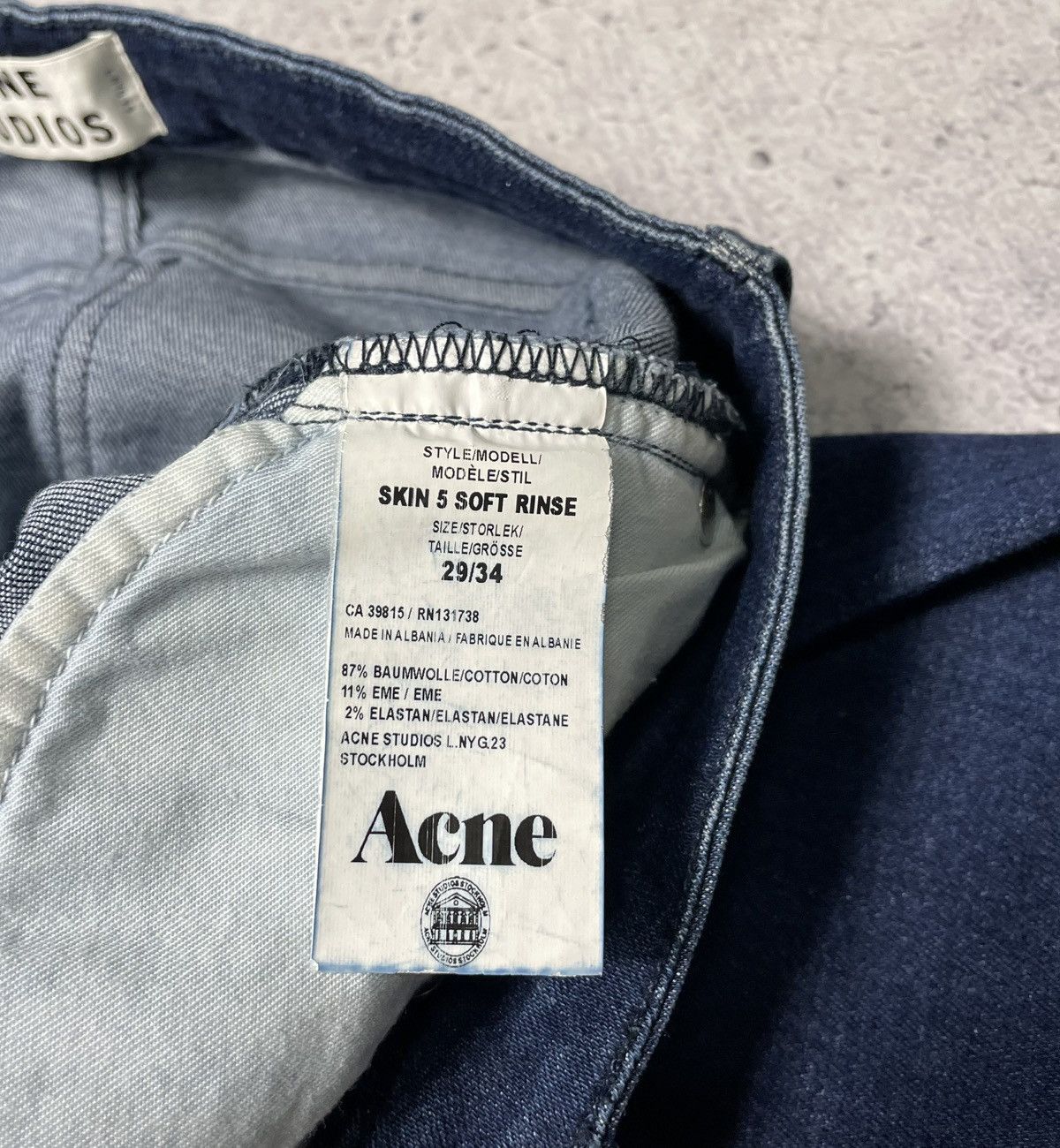 Acne Studios Vintage Luxury Acne Studios Jeans 29x34 Size US 29 - 10 Thumbnail
