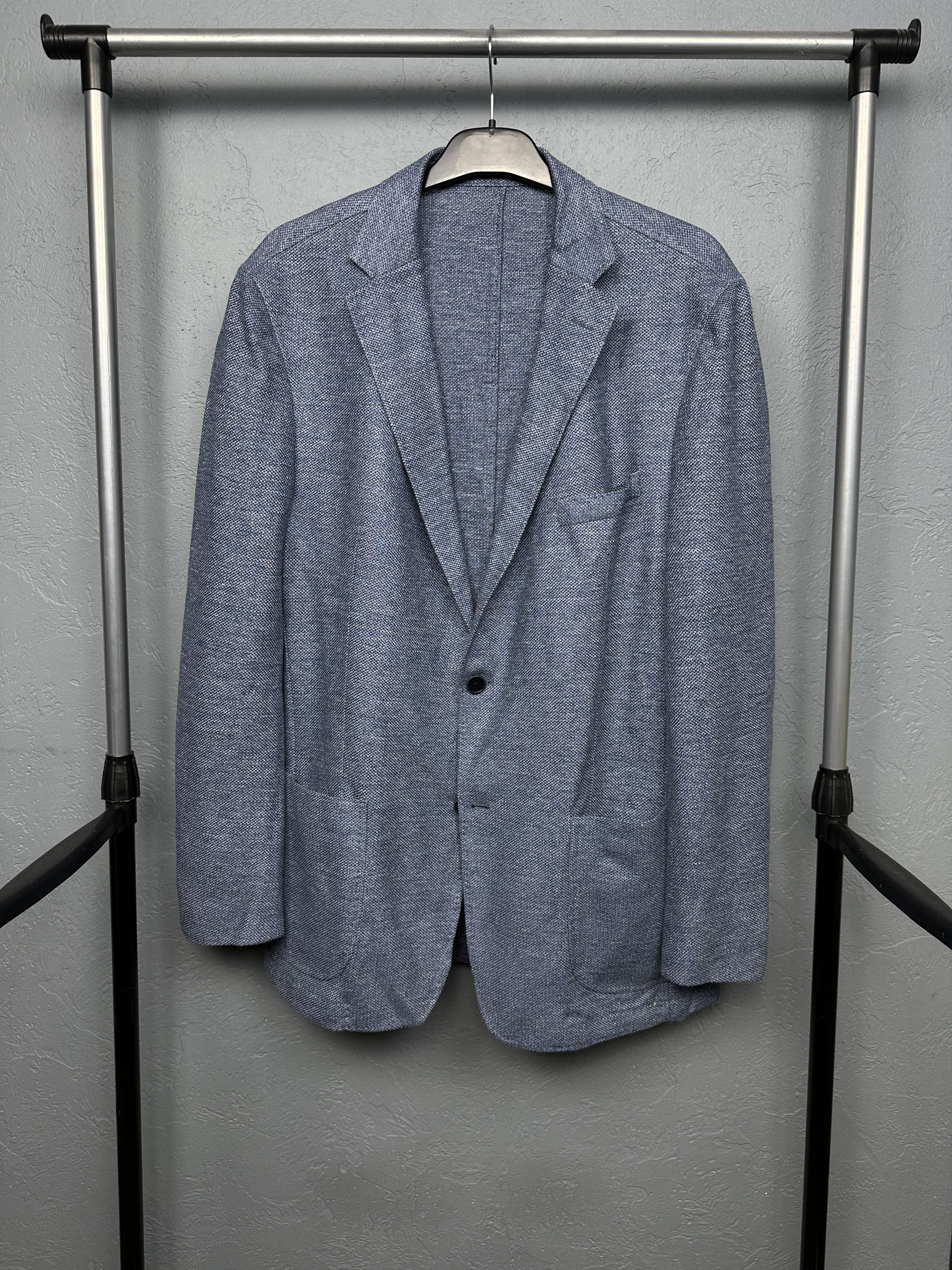Vintage Windsor Mens Linen Blazer Jacket Size US L / EU 52-54 / 3 - 1 Thumbnail