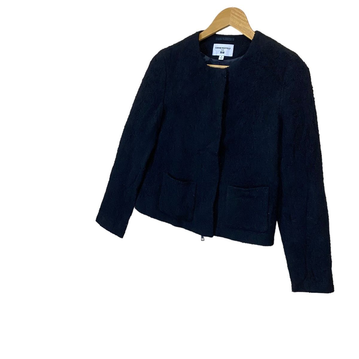 Japanese Brand Carine Roiftend Paris Zipper Cropped Jacket Size S / US 4 / IT 40 - 3 Thumbnail