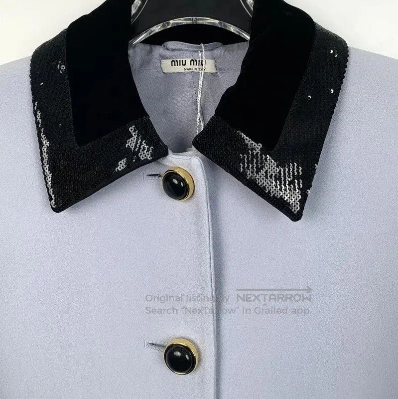 Miu Miu Miu Miu Light Purple Women's Jacket . Size XS / US 0-2 / IT 36-38 - 4 Thumbnail