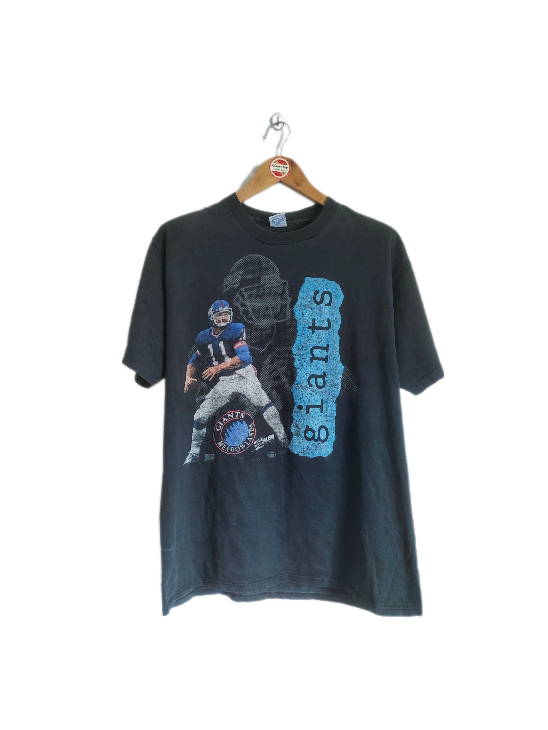 NFL × Vintage Vintage Phill Simms player 90s T-shirt Size US XL / EU 56 / 4 - 1 Thumbnail