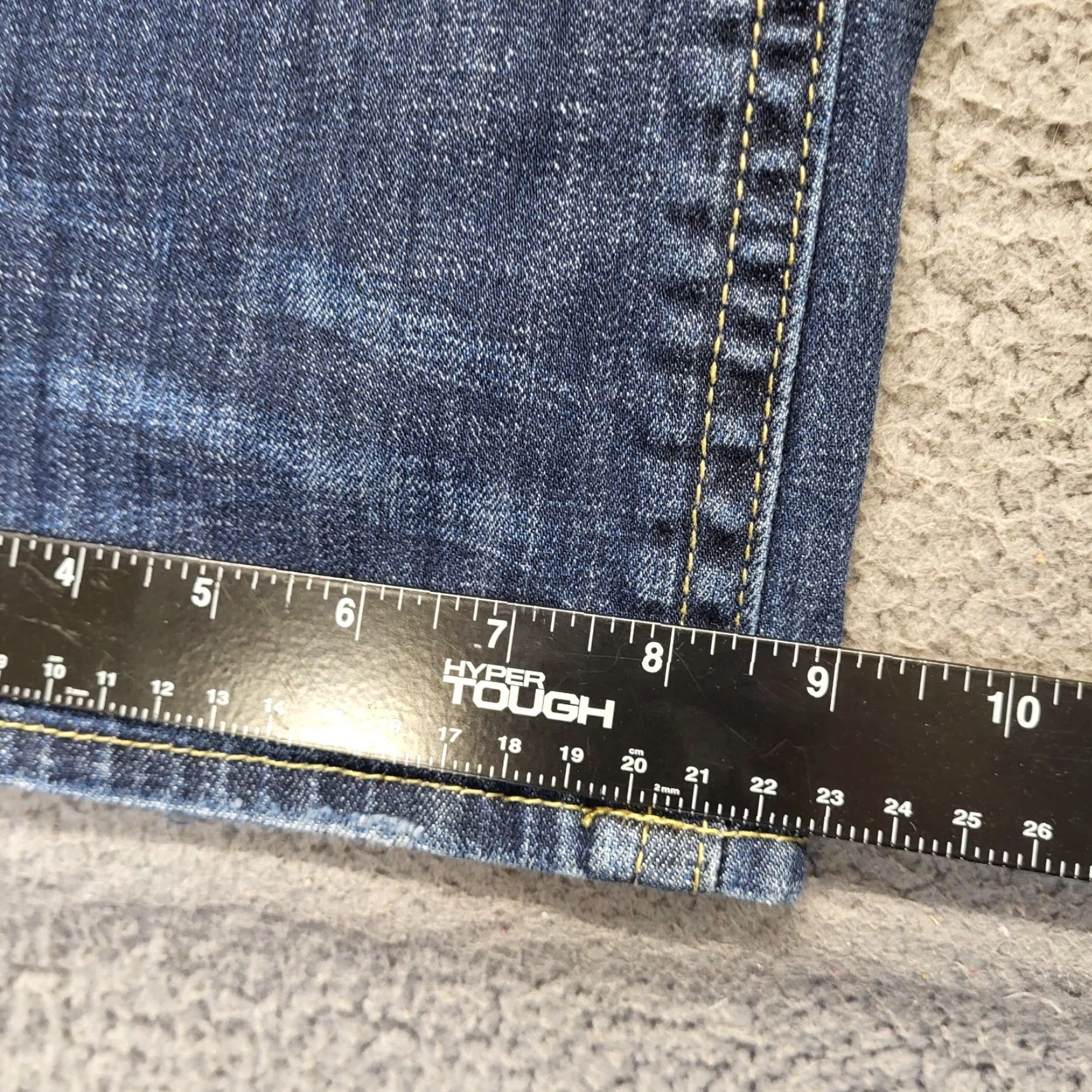 Vintage Maurices Ashlyn Bootcut Jeans Women's 5/6R Blue Stretch Denim Distressed Jeans Size 27" / US 4 / IT 40 - 6 Thumbnail