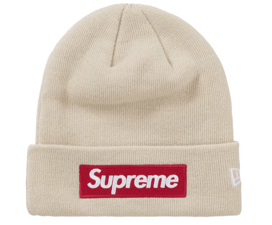 Supreme Supreme New Era Box Logo Beanie Stone size adjustable Size ONE SIZE - 1 Thumbnail