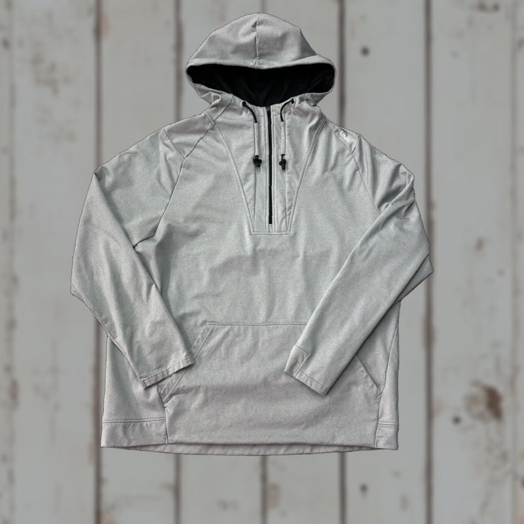 Vintage UNRL Hoodie Quarter Zip Mens XXL Pullover Activewear Tech Grey Size US XXL / EU 58 / 5 - 1 Thumbnail
