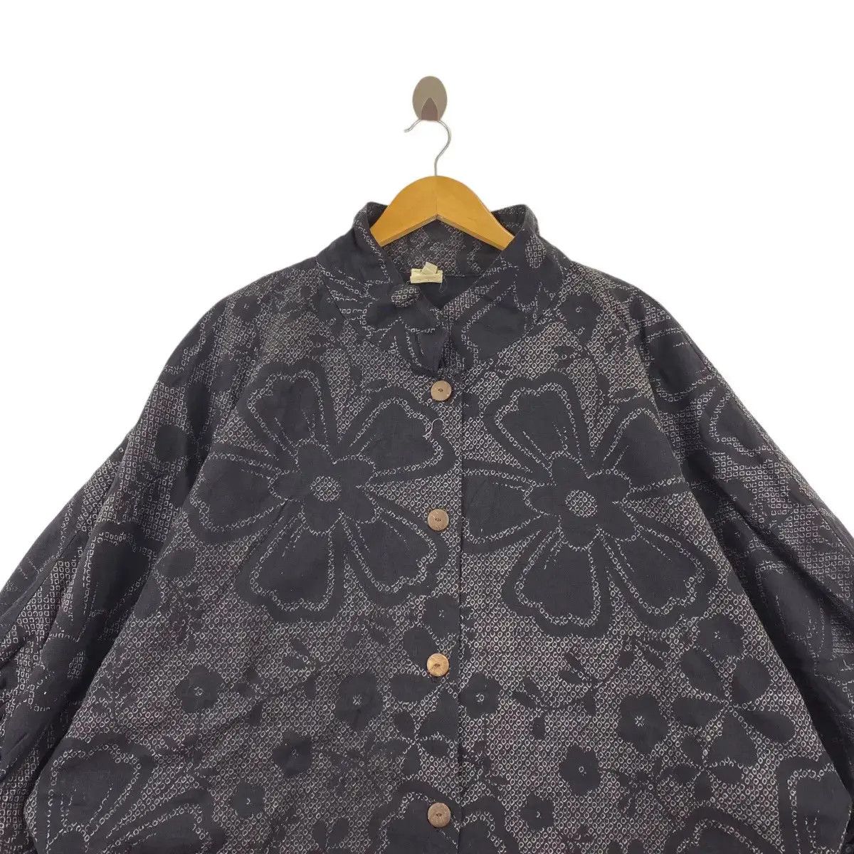 Vintage Vintage OWL LABELS JAPAN All Over Print AOP Floral Fauna Size 3XL / US 20-22 - 3 Thumbnail