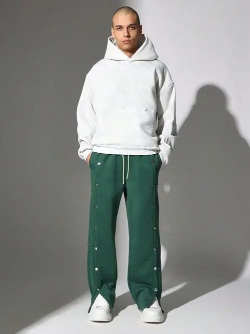 Japanese Brand × Vintage Loose fit Heavyweight Straight Y2k Sweatpants Size US 32 / EU 48 - 4 Thumbnail