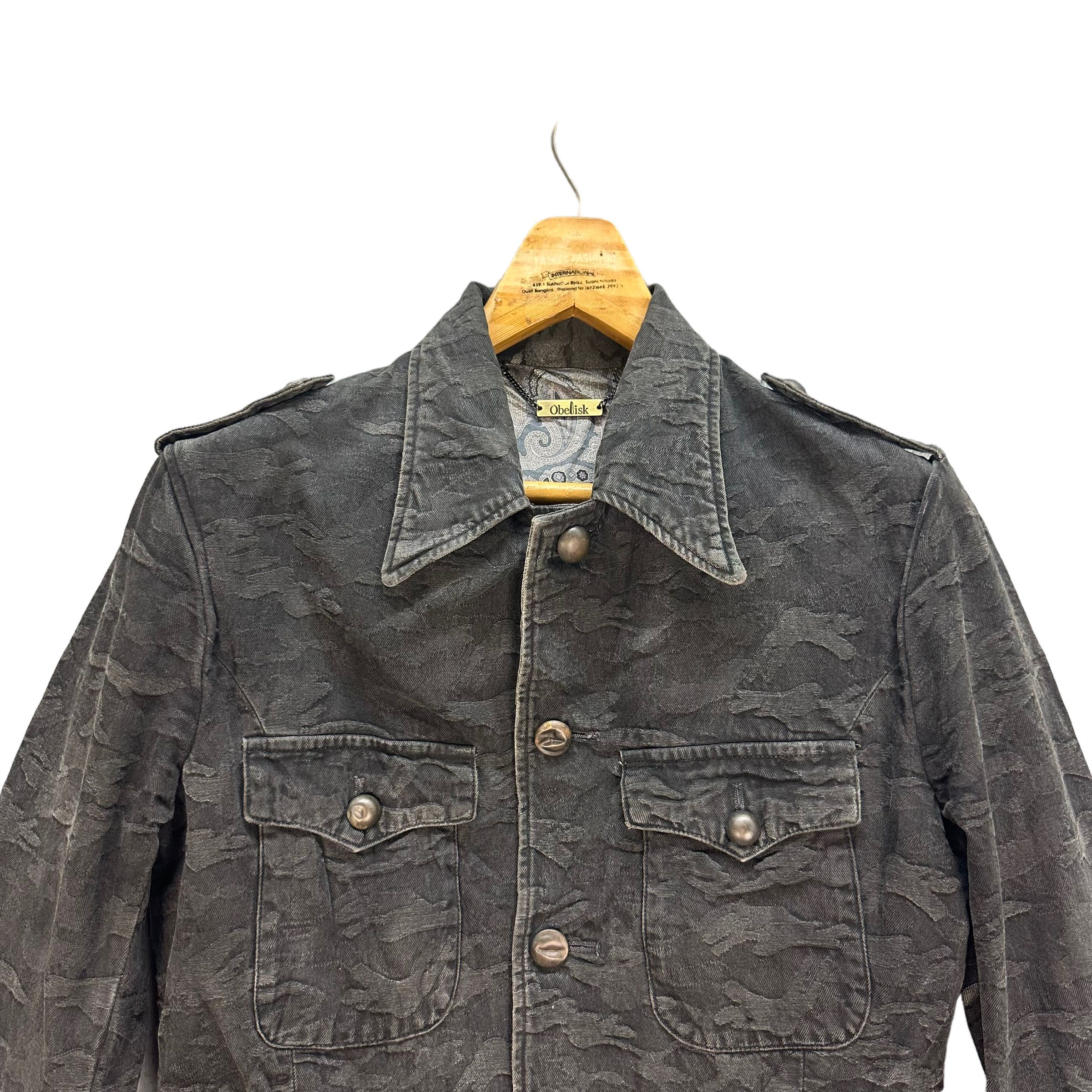 Obelisk OBELISK SKULLS ON BACK CHORE JACKET #7865-185 Size US M / EU 48-50 / 2 - 8 Thumbnail
