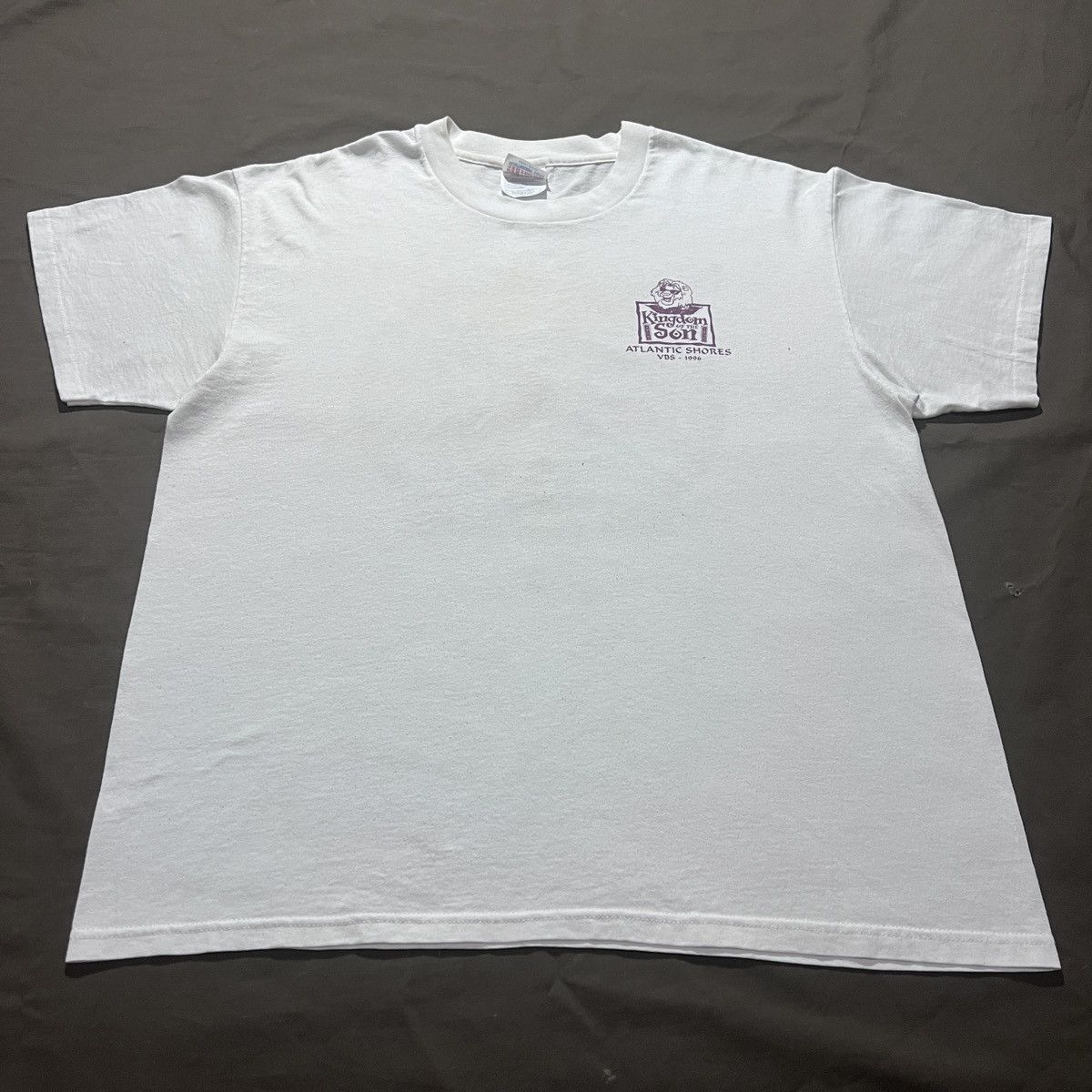 Vintage Vintage 90s Kingdom of the Son Jesus God Holy Bible Tee Size US L / EU 52-54 / 3 - 5 Thumbnail