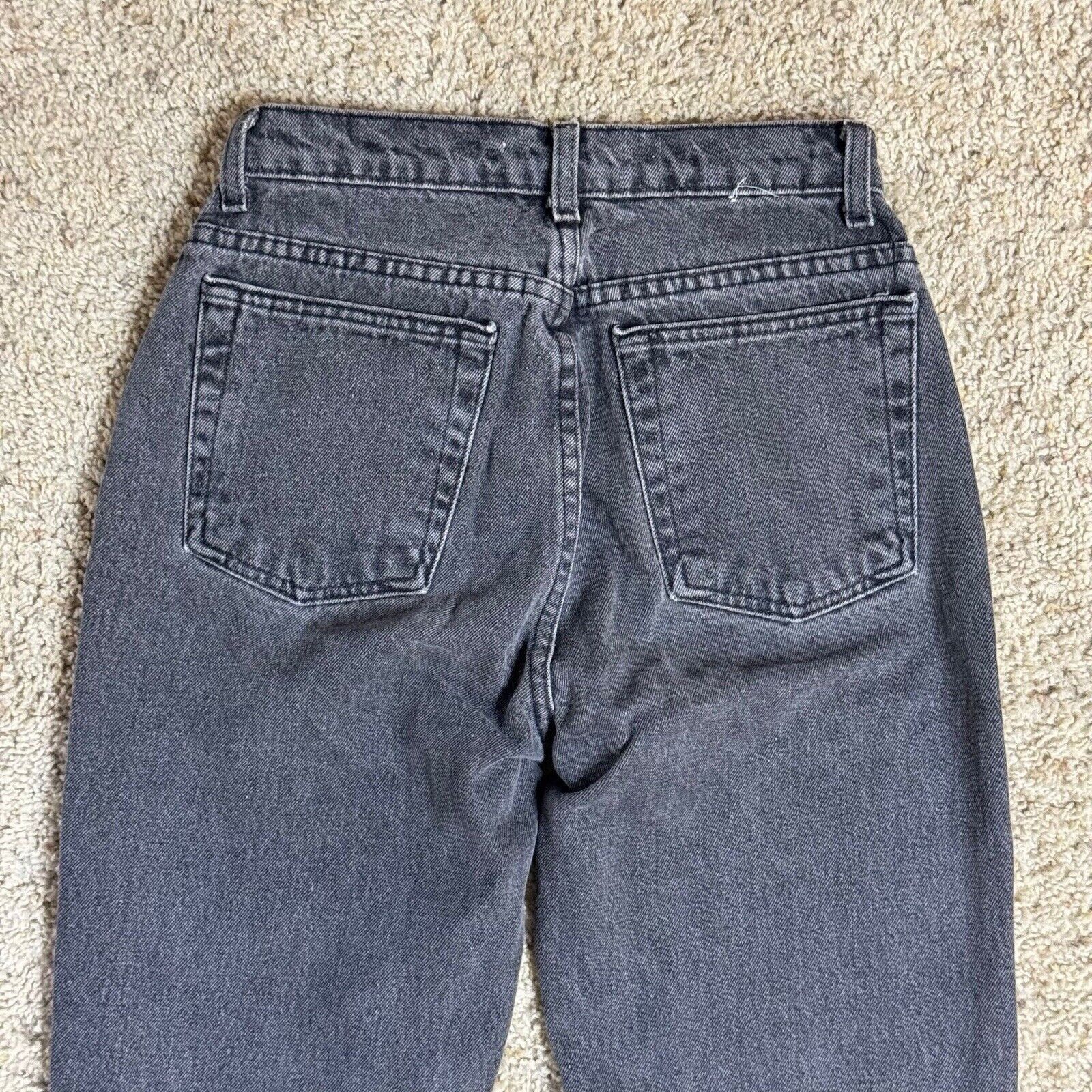 American Apparel American Apparel Womens Jeans Black Straight Leg Baggy Pants Size 42" / US 20 - 3 Thumbnail